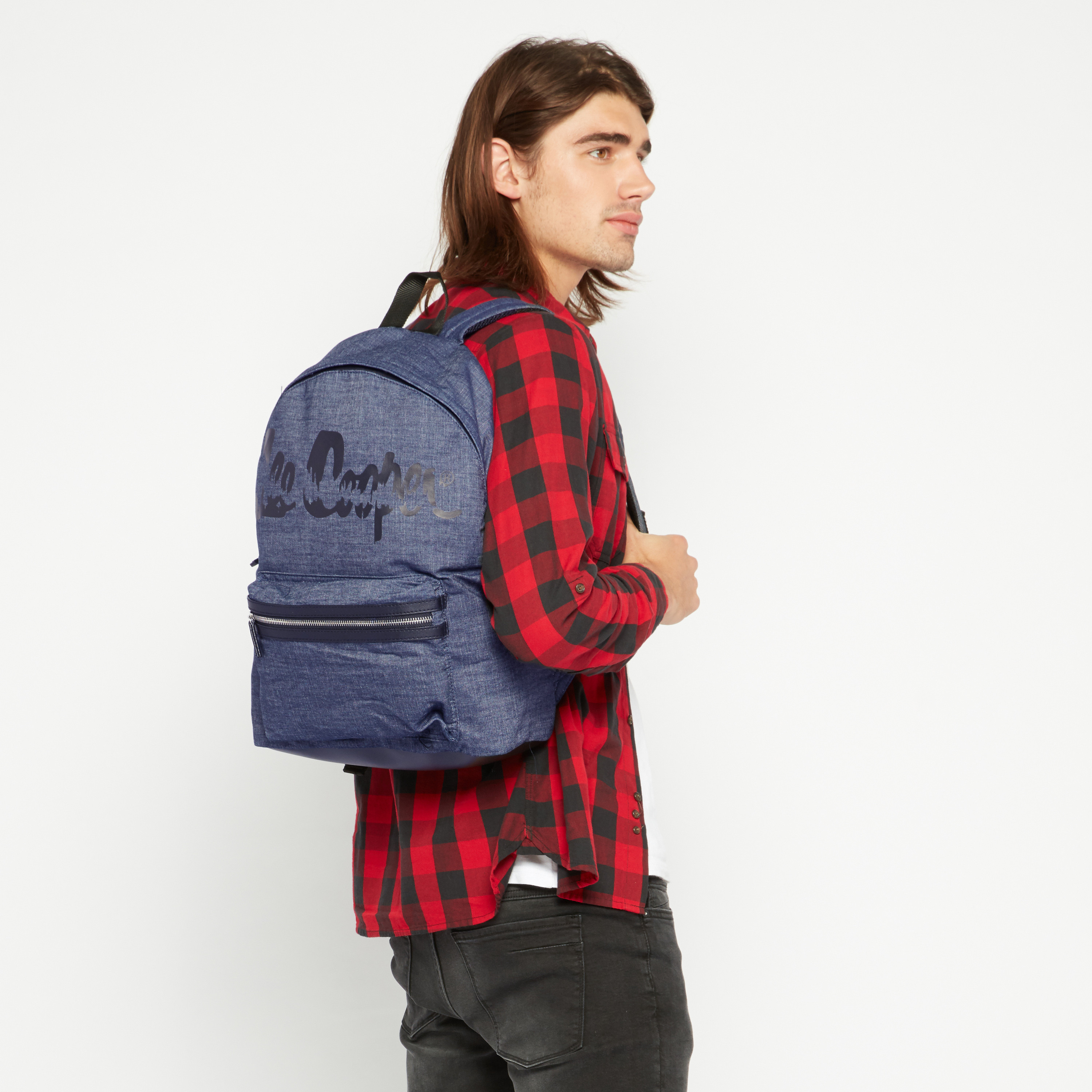 Lee Cooper Printed Backpack-men-bags-image-2