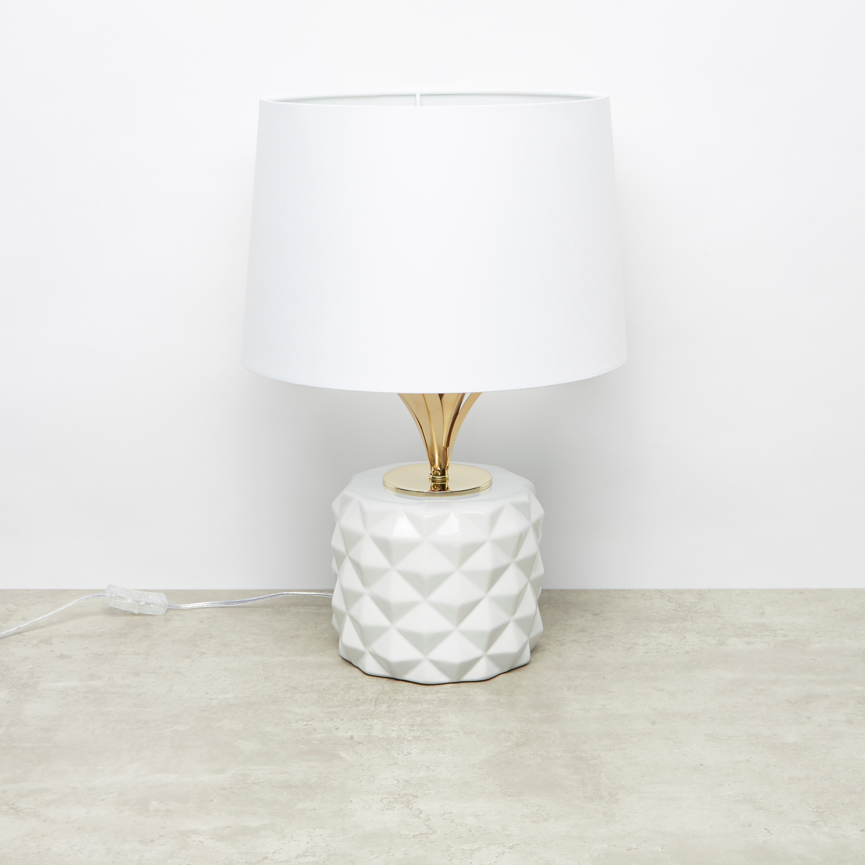 مصباح طاولة ميتاليك لامع - 40x50x50.8 سم-household-lighting-tableanddesklamps-image-1