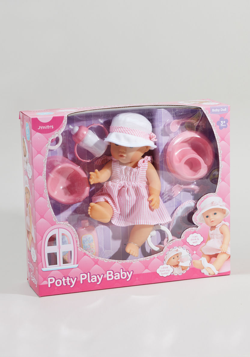 Juniors Potty Play Baby Playset-Dolls and Playsets-image-0