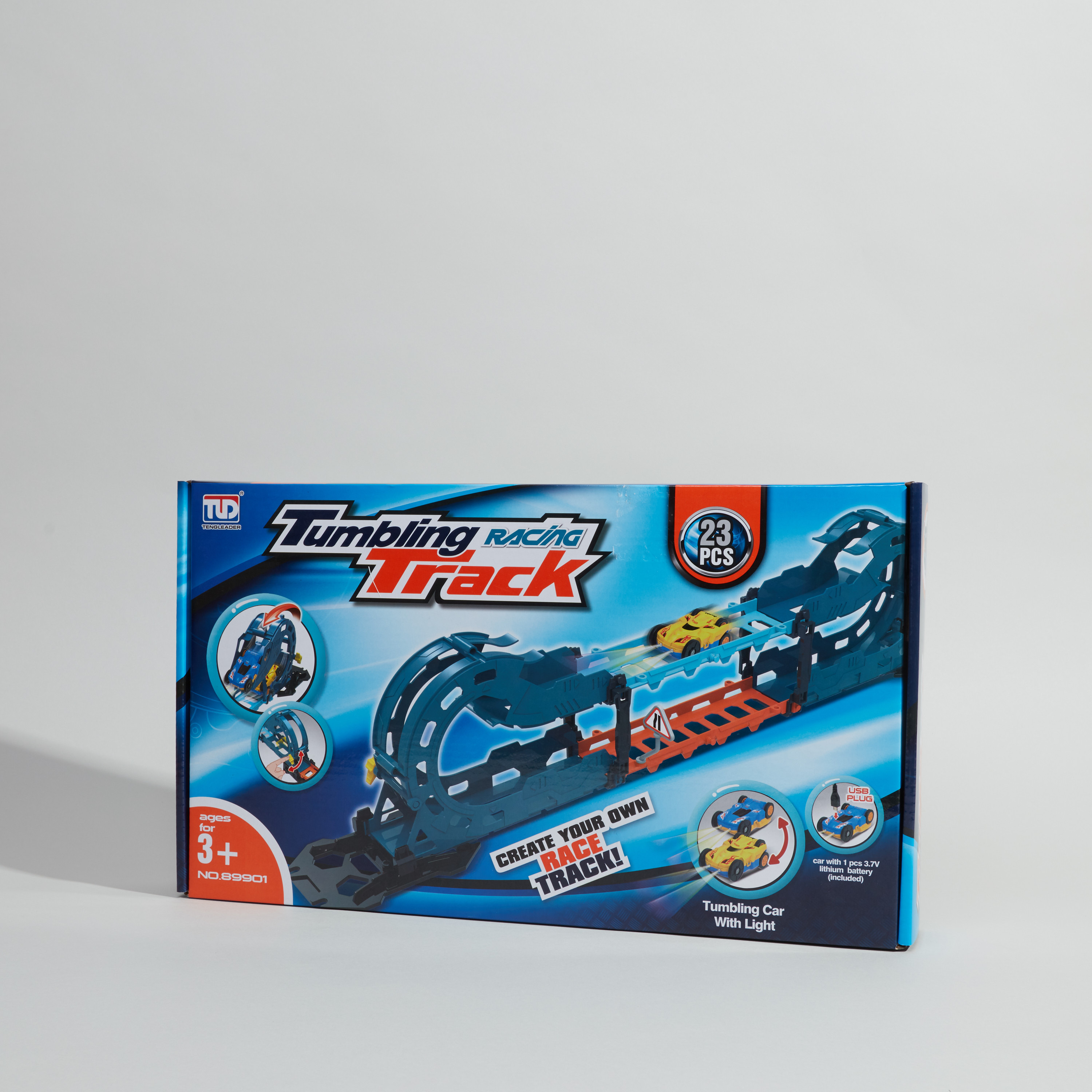 Super Racer 23-Piece Track with Tumbling Car-toys-playvehicles-vehicleplaysets-image-1