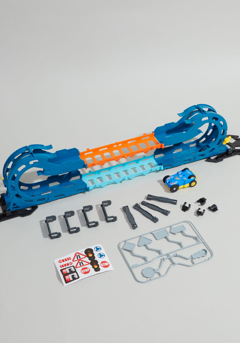 Super Racer 23-Piece Track with Tumbling Car-Scooters and Vehicles-image-1