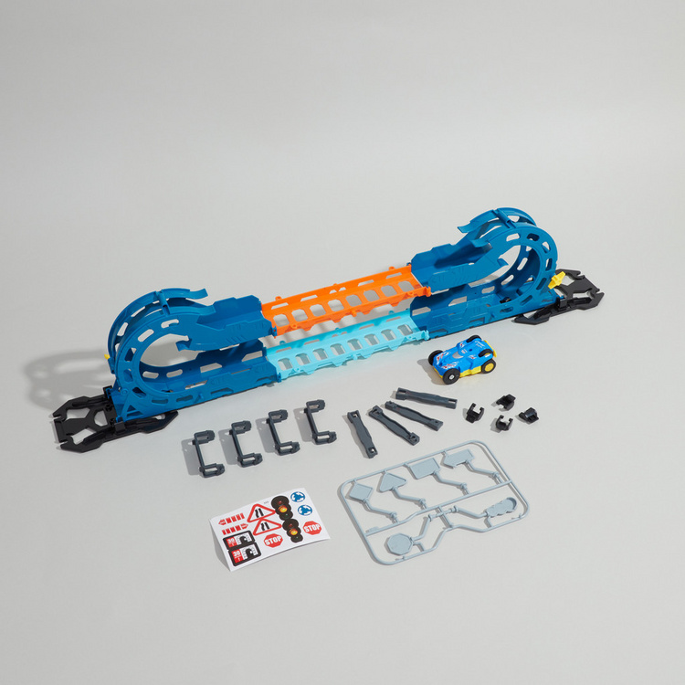 Super Racer 23-Piece Track with Tumbling Car