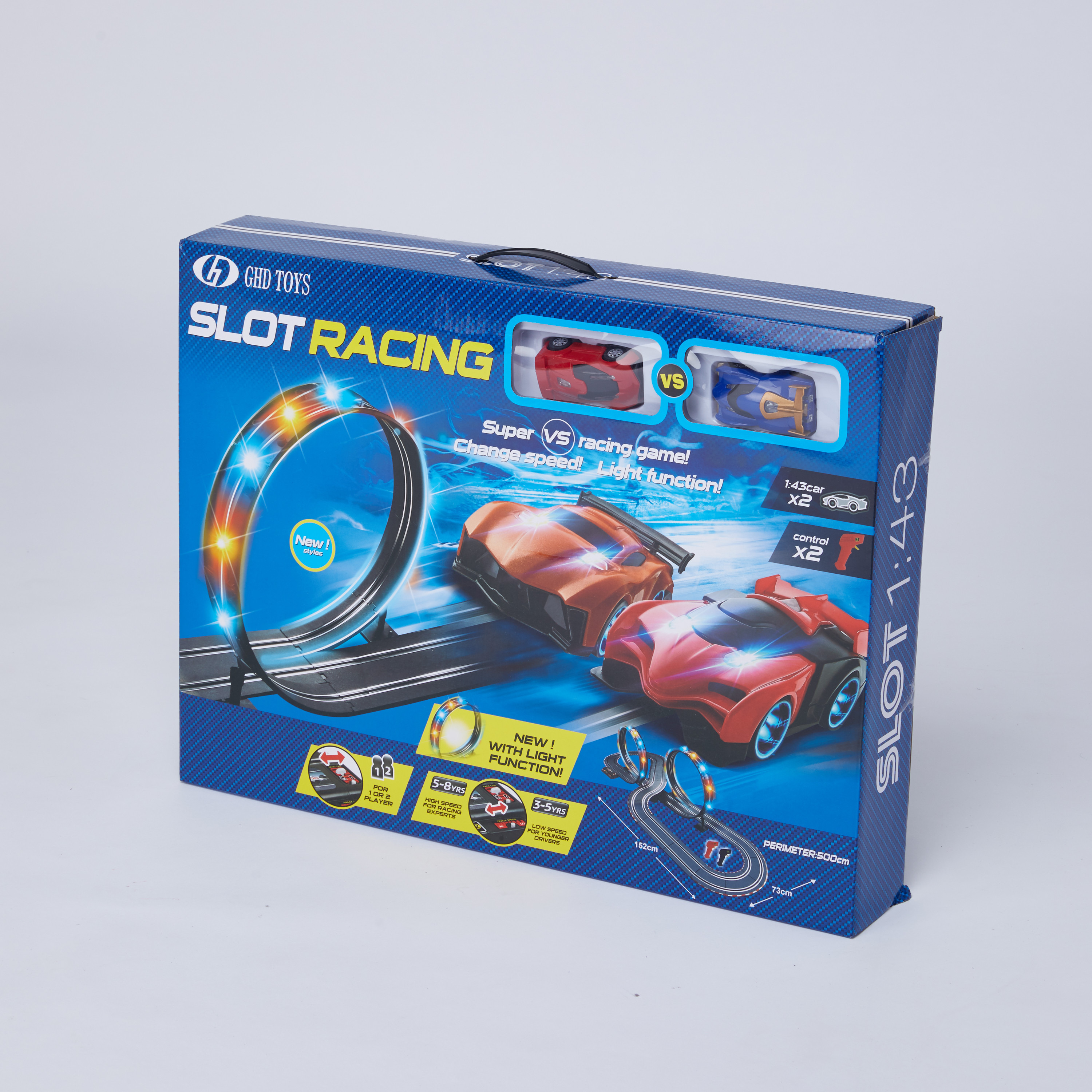 Slot Racing Track Set with Light-toys-dollsandplaysets-dollhouses-image-4