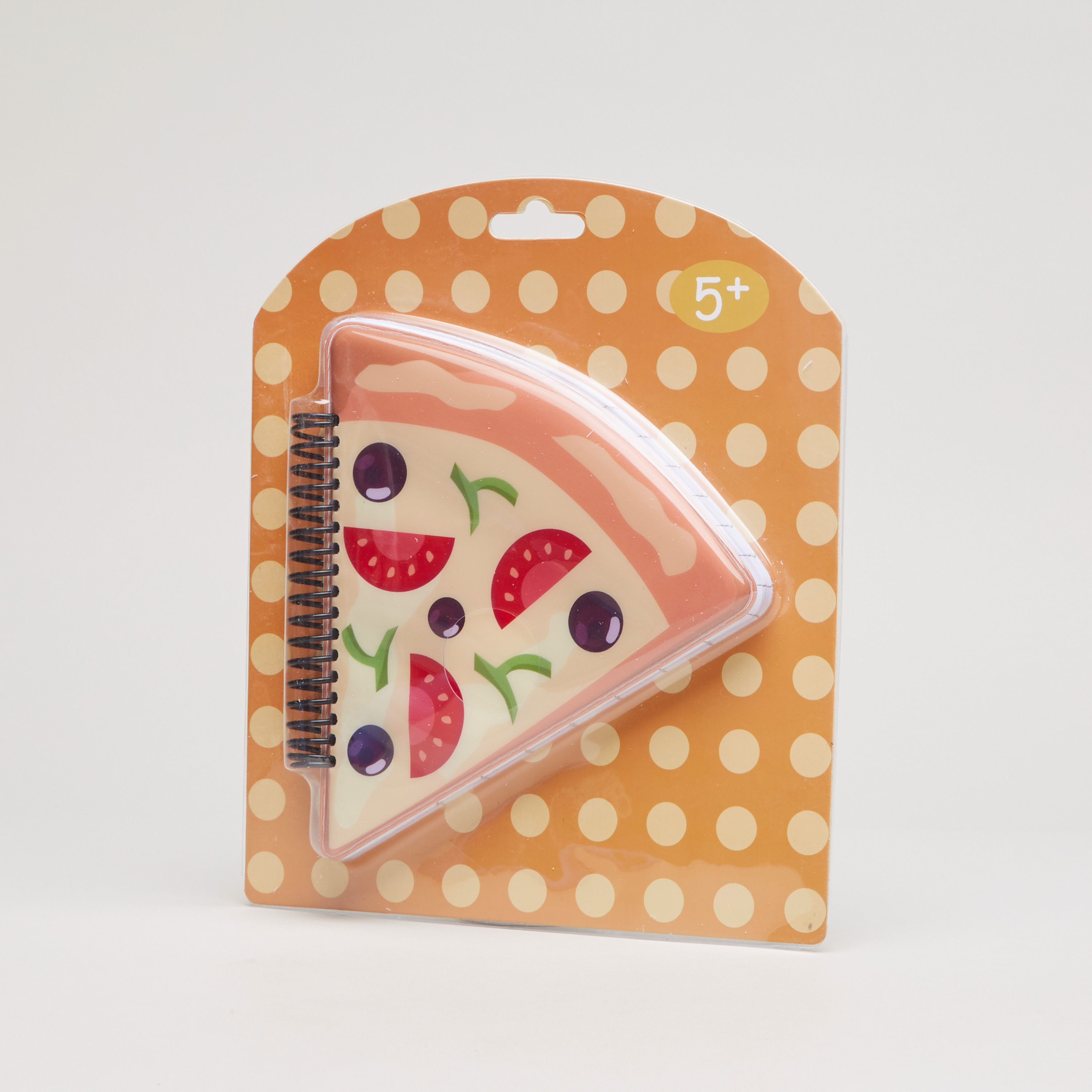 Juniors Pizza Shaped Spiral Bound Notebook-school-stationery-notebooks-image-1
