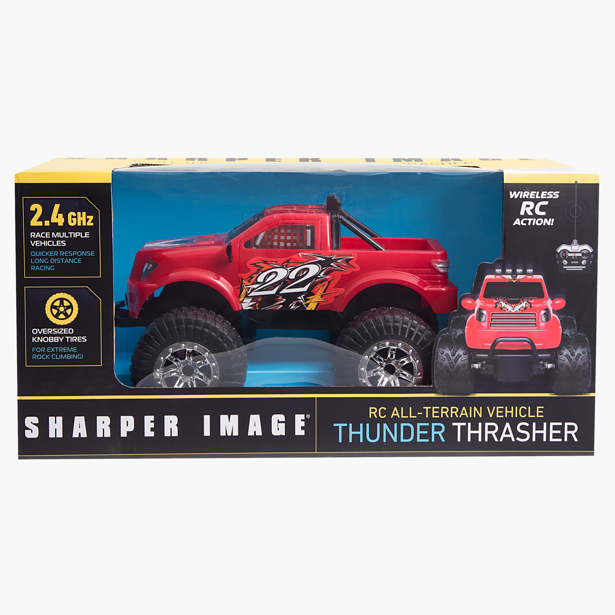 Sharper image best sale thrasher rc car