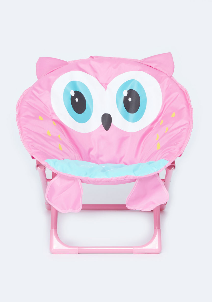 Juniors Owl Printed Moon Chair-Chairs and Tables-image-1