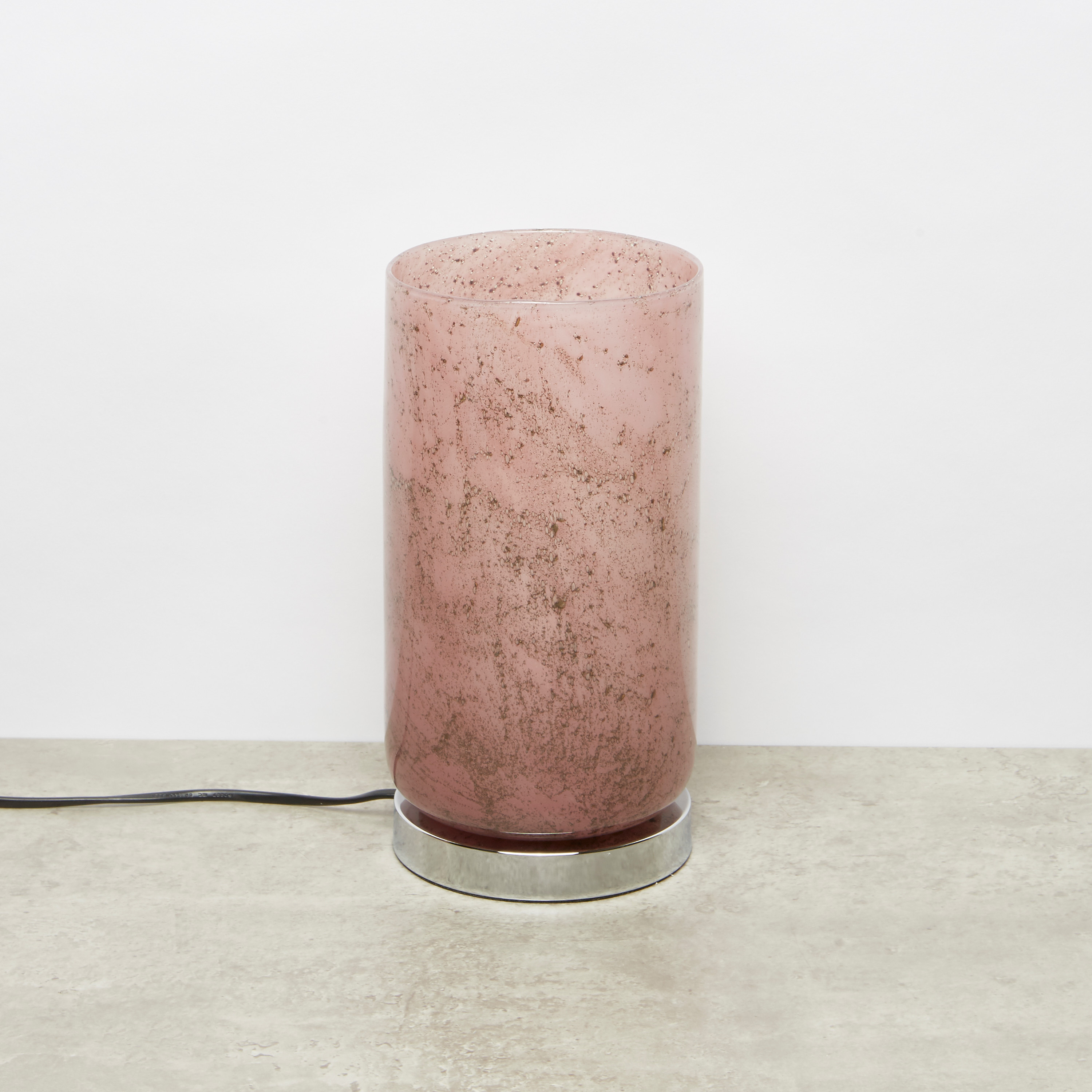 Cylindrical Glazed Uplight - 14x14x28 cms-household-lighting-decorativelighting-noveltylights-image-1