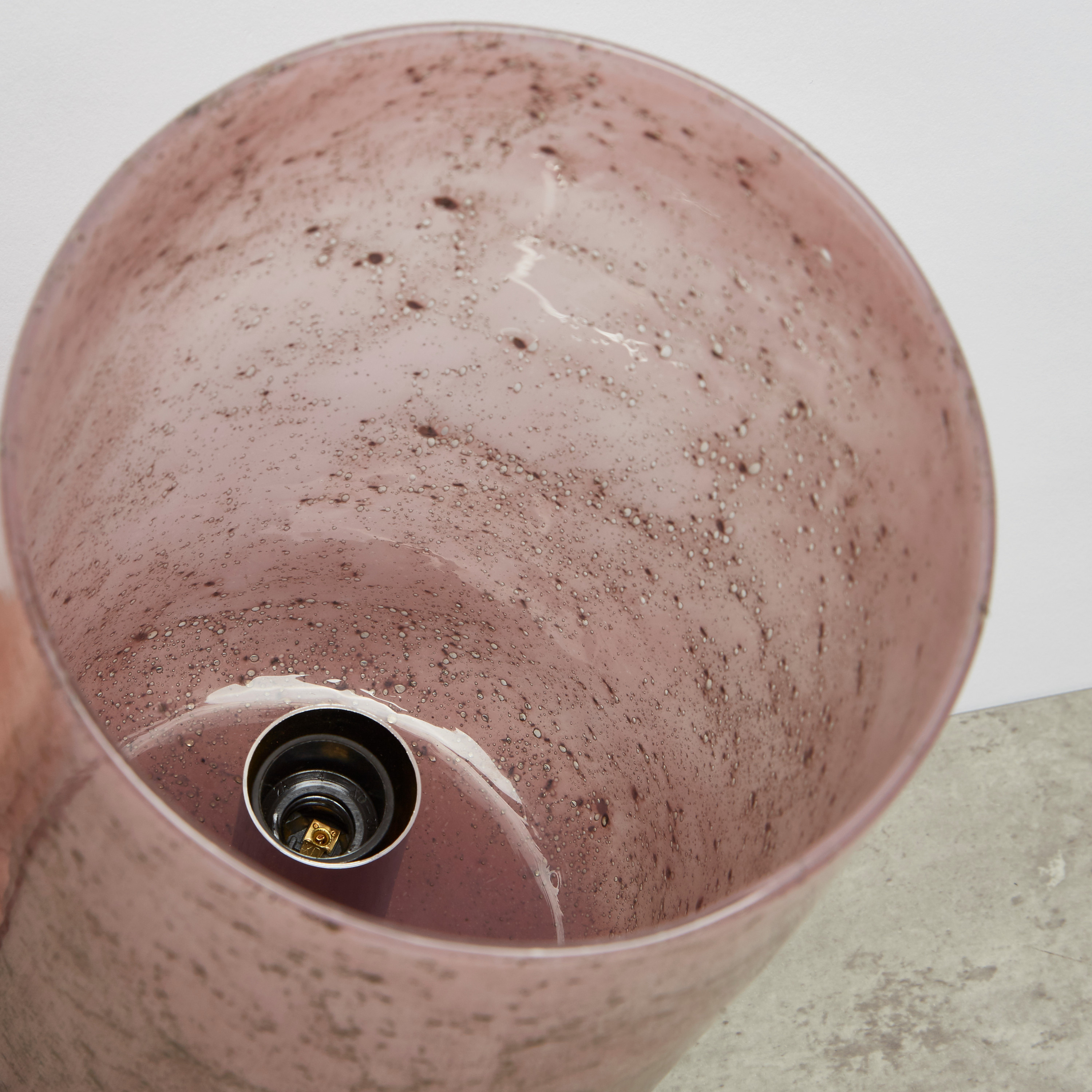 Cylindrical Glazed Uplight - 14x14x28 cms-household-lighting-decorativelighting-noveltylights-image-2
