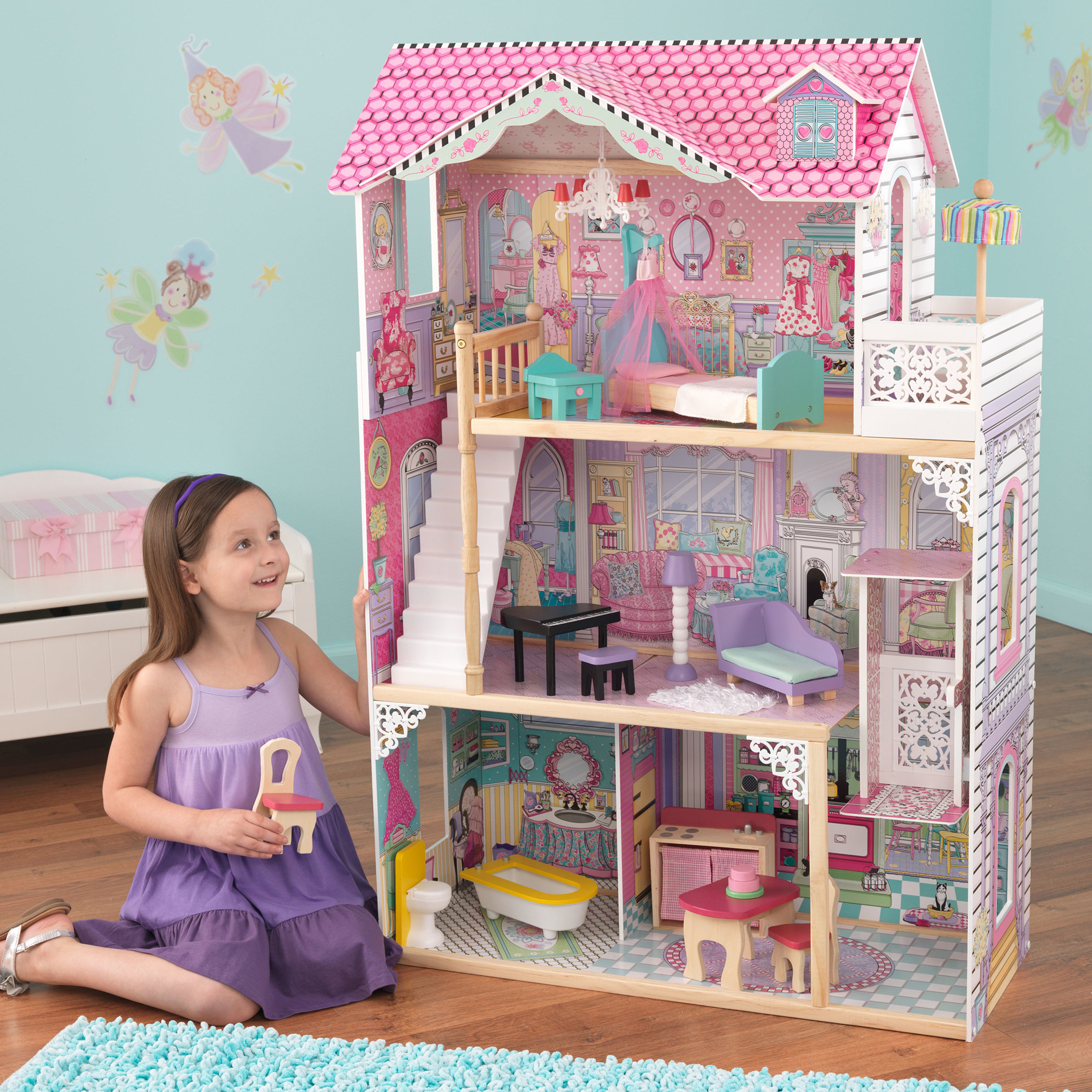 بيت دمية آنابيل من كيدكرافت-toys-dollsandplaysets-dollplaysets-image-4