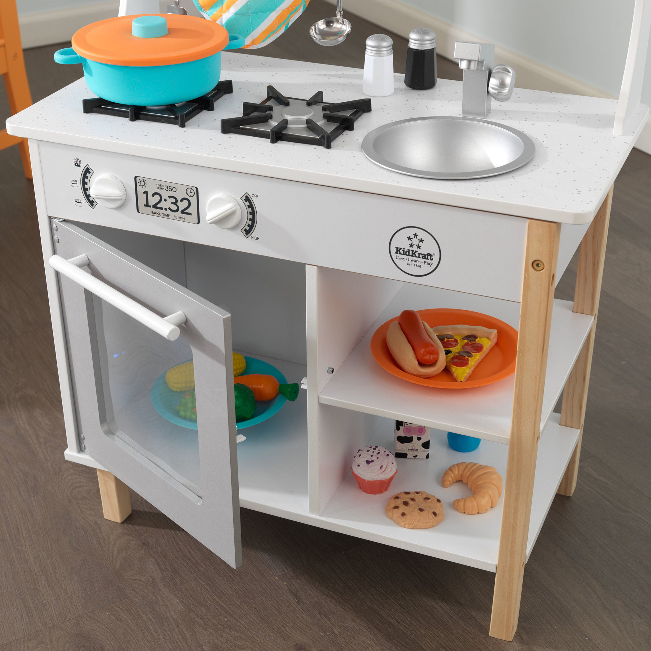 Kidkraft all time play store kitchen with accessories