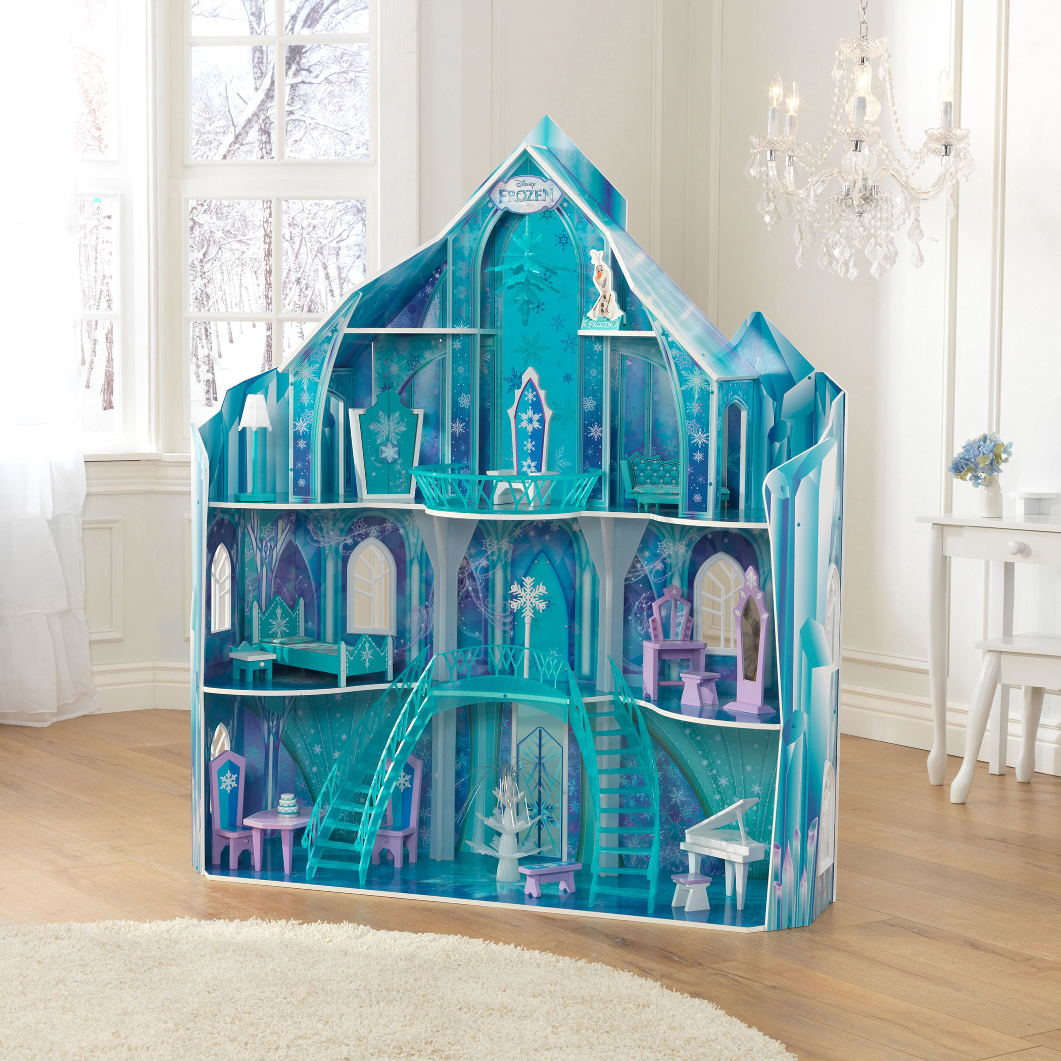 snowflake mansion dollhouse