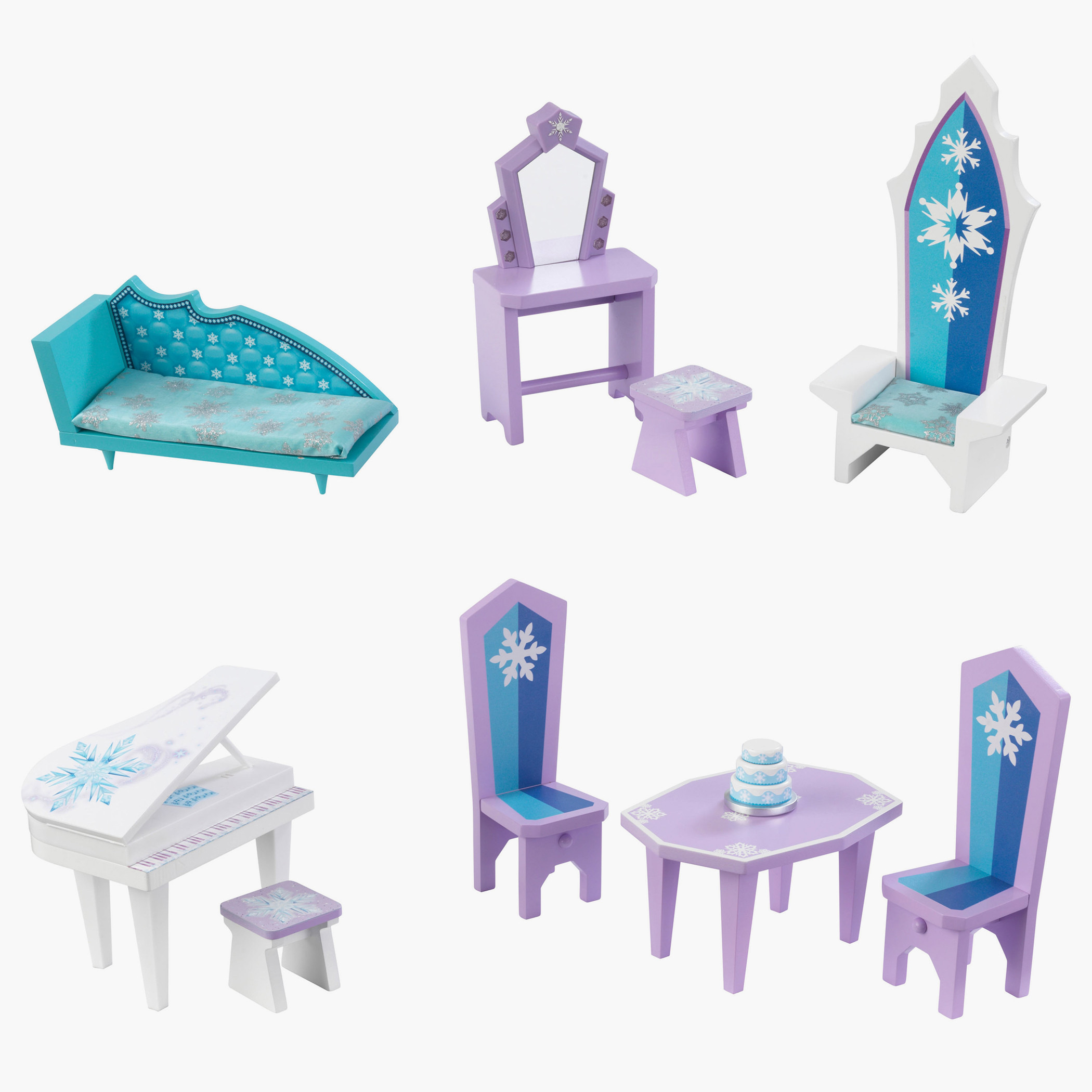 Kidkraft frozen dollhouse clearance furniture