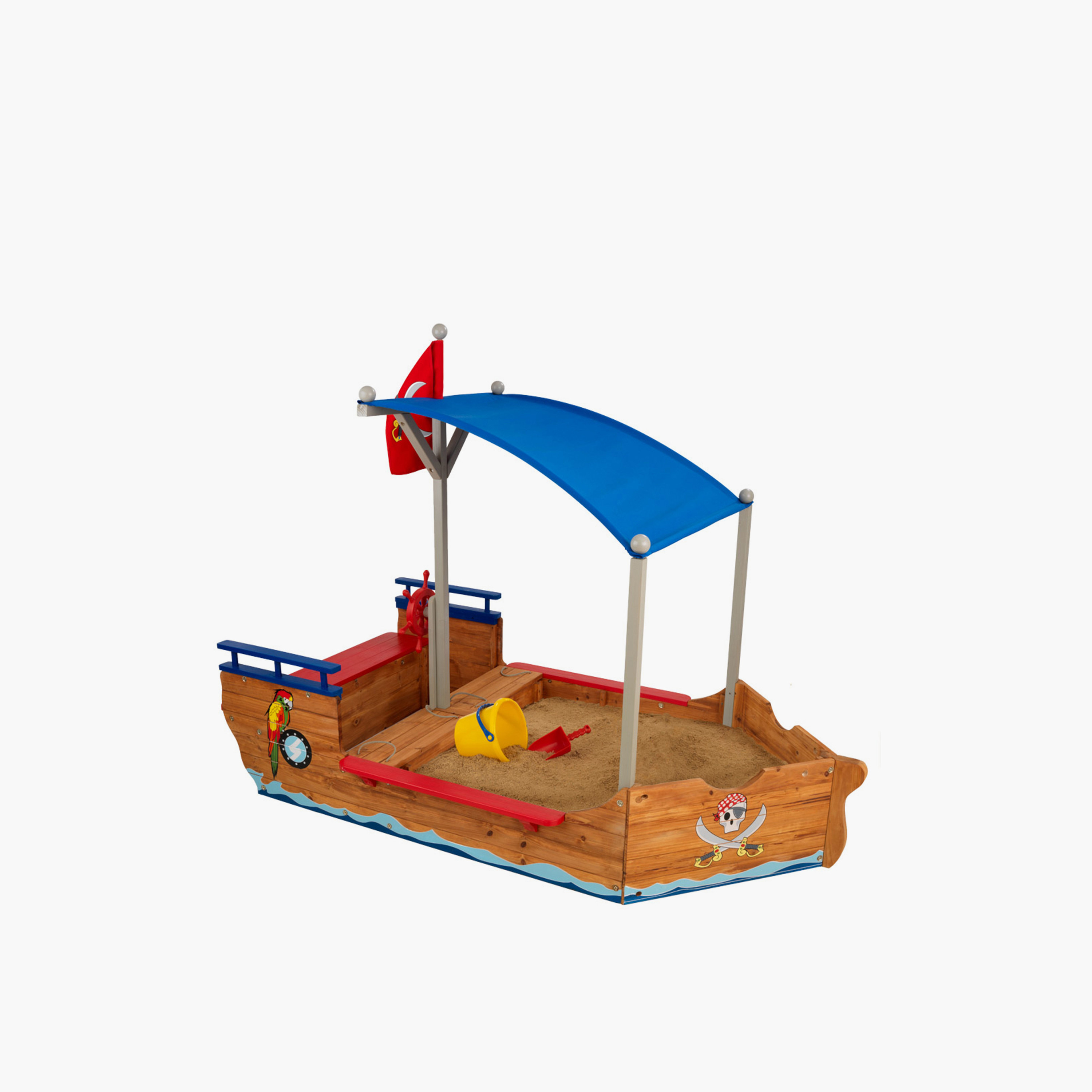 Shop Kidkraft Pirate Sandboat Playset Online | Centrepoint Oman