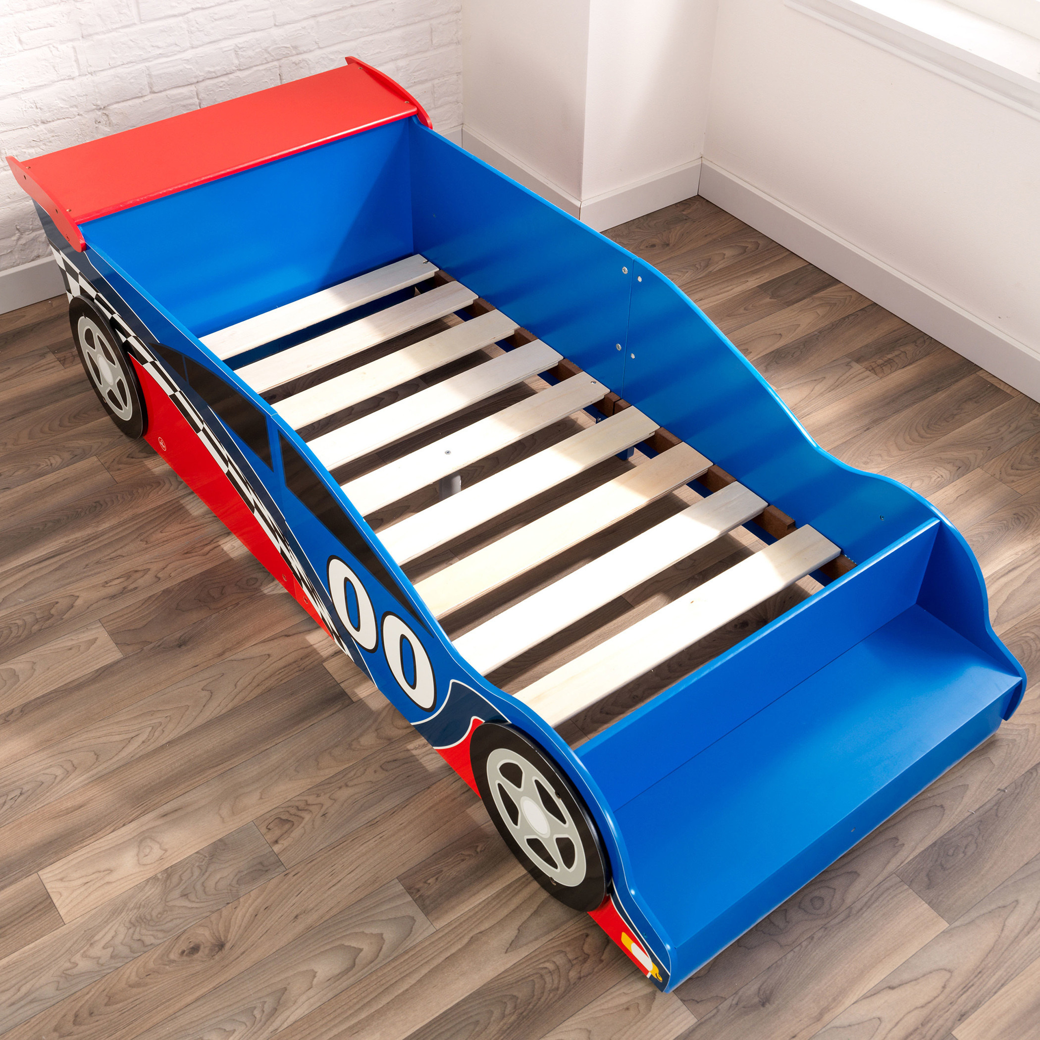 سرير اطفال علي شكل سيارة سباق من كيد كرافت.-baby-nursery-furniture-cribsandbeds-beds-image-3