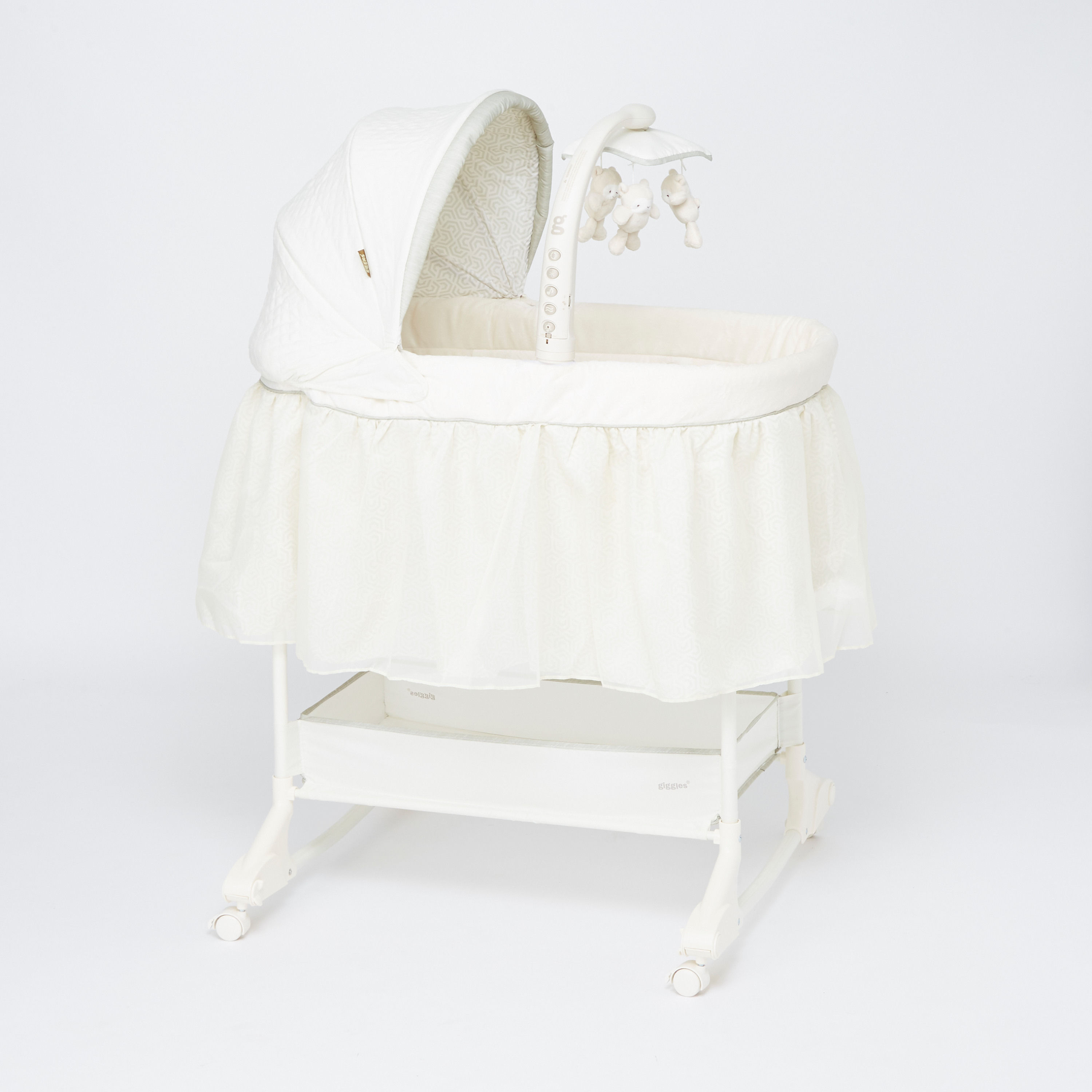 سرير أطفال هزاز 2 في 1  من جيجلز-baby-nursery-furniture-cribsandbeds-bassinets-image-1