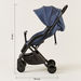 Giggles Porter Blue Denim Baby Stroller with 3 Reclining Positions (Upto 3 years)-Strollers-thumbnail-10