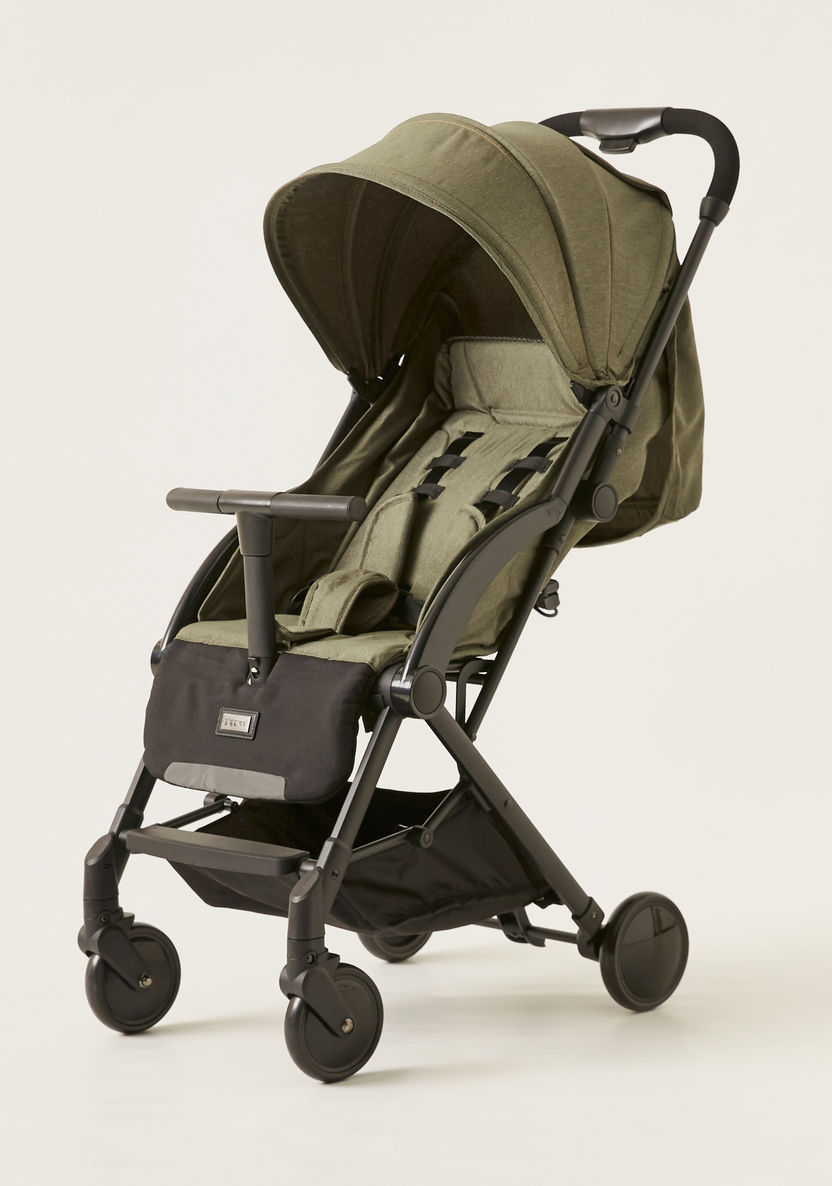 Giggles Porter Green 3-Fold Baby Stroller with 3 Reclining Positions(Upto 3 years)-Strollers-image-0
