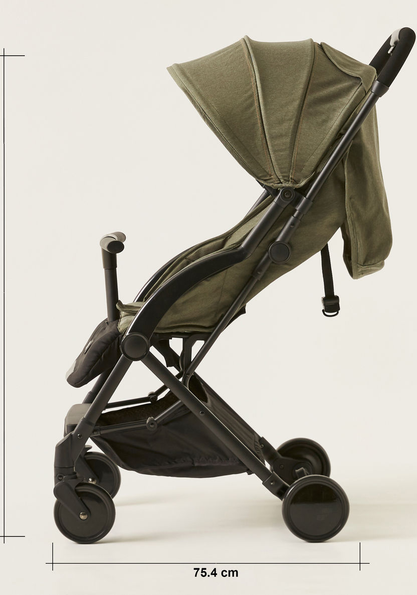 Giggles Porter Green 3-Fold Baby Stroller with 3 Reclining Positions(Upto 3 years)-Strollers-image-11