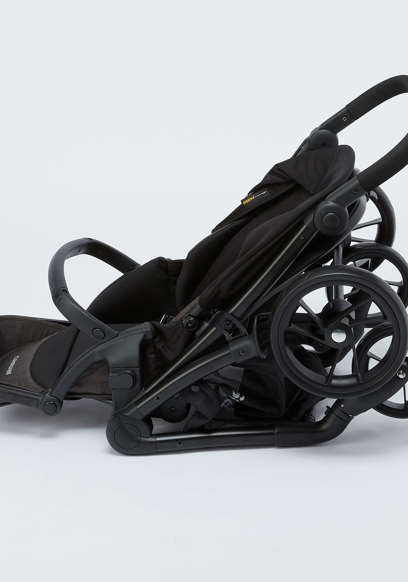 Giggles Casual Black Baby Stroller with 3 Reclining Positions (Upto 3 years) -Strollers-image-8