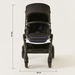 Giggles Casual Black Baby Stroller with 3 Reclining Positions (Upto 3 years) -Strollers-thumbnail-10