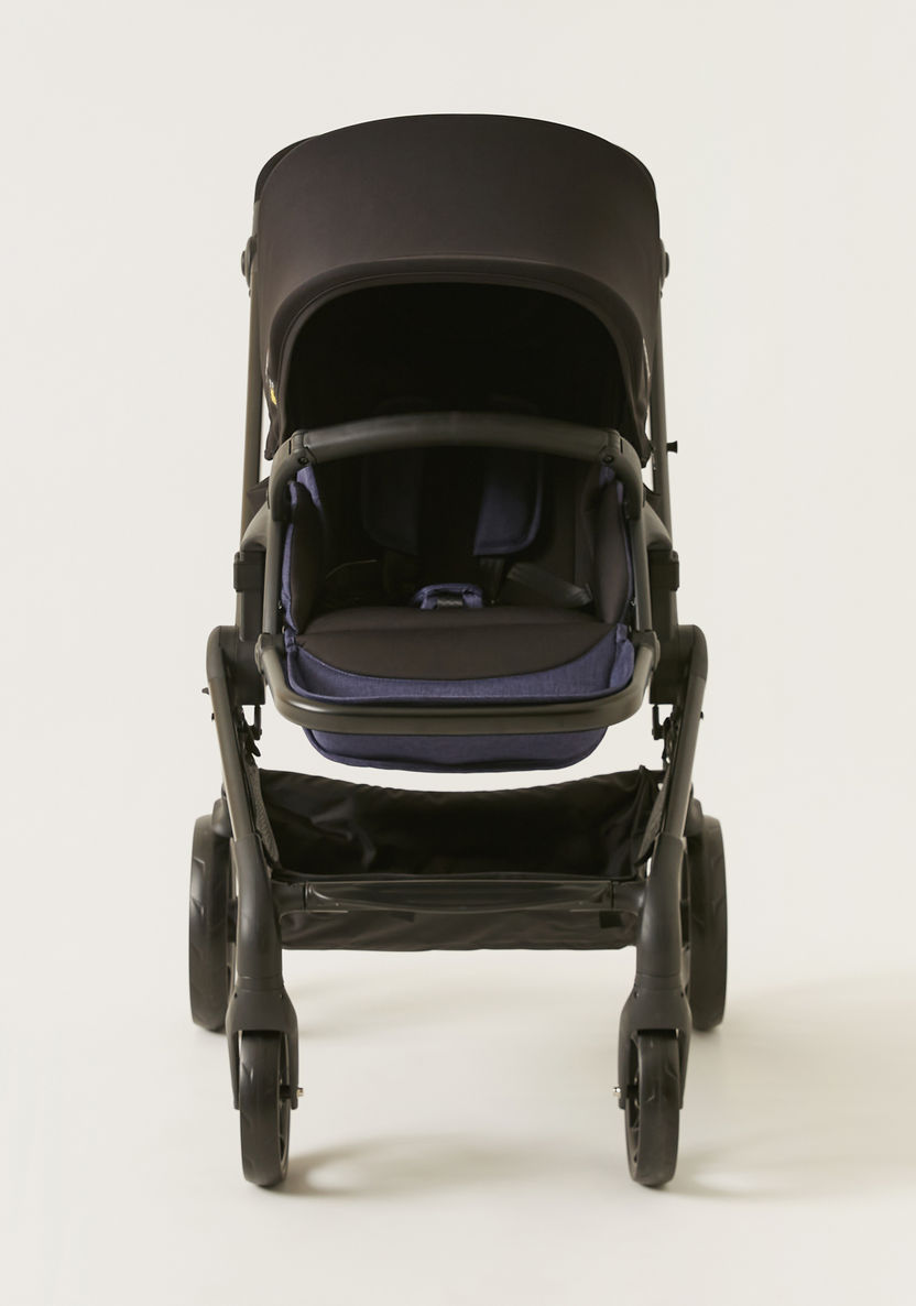 Giggles Casual Black Baby Stroller with 3 Reclining Positions (Upto 3 years) -Strollers-image-2
