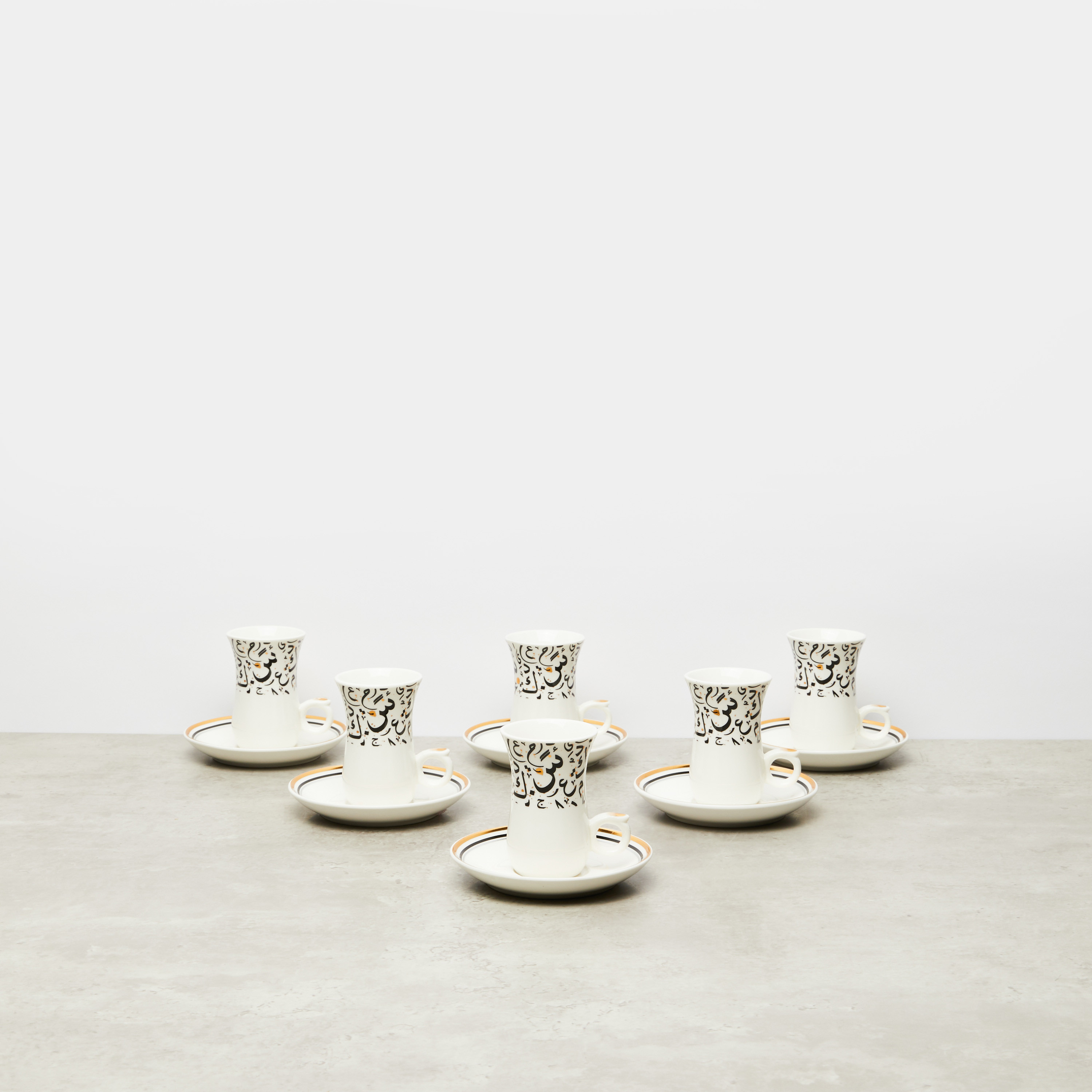 طقم فناجين وأطباق بطبعات من 12 قطعة-household-dining-teaandcoffee-teaandcoffeesets-image-1