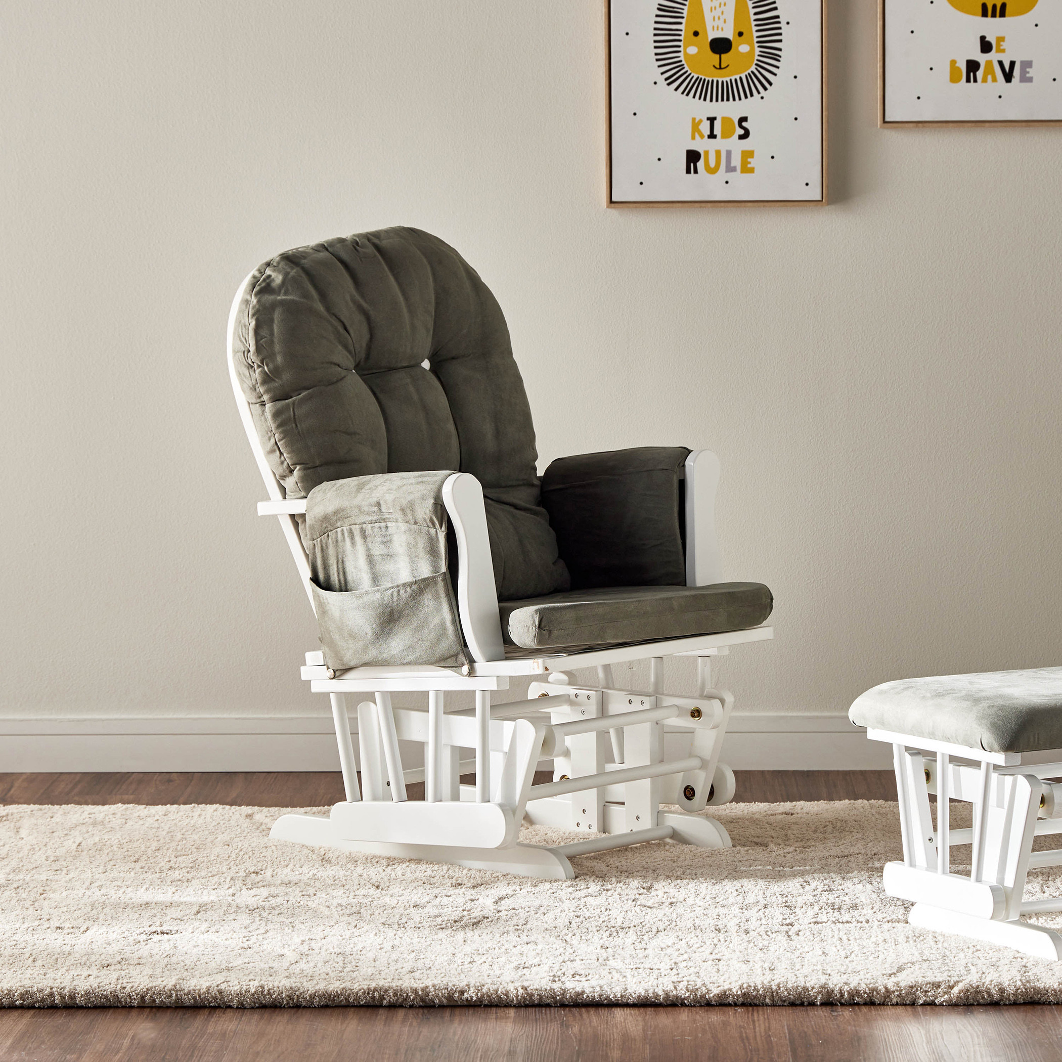 Buy Juniors Glider Chair with Ottoman for Babies Online in UAE