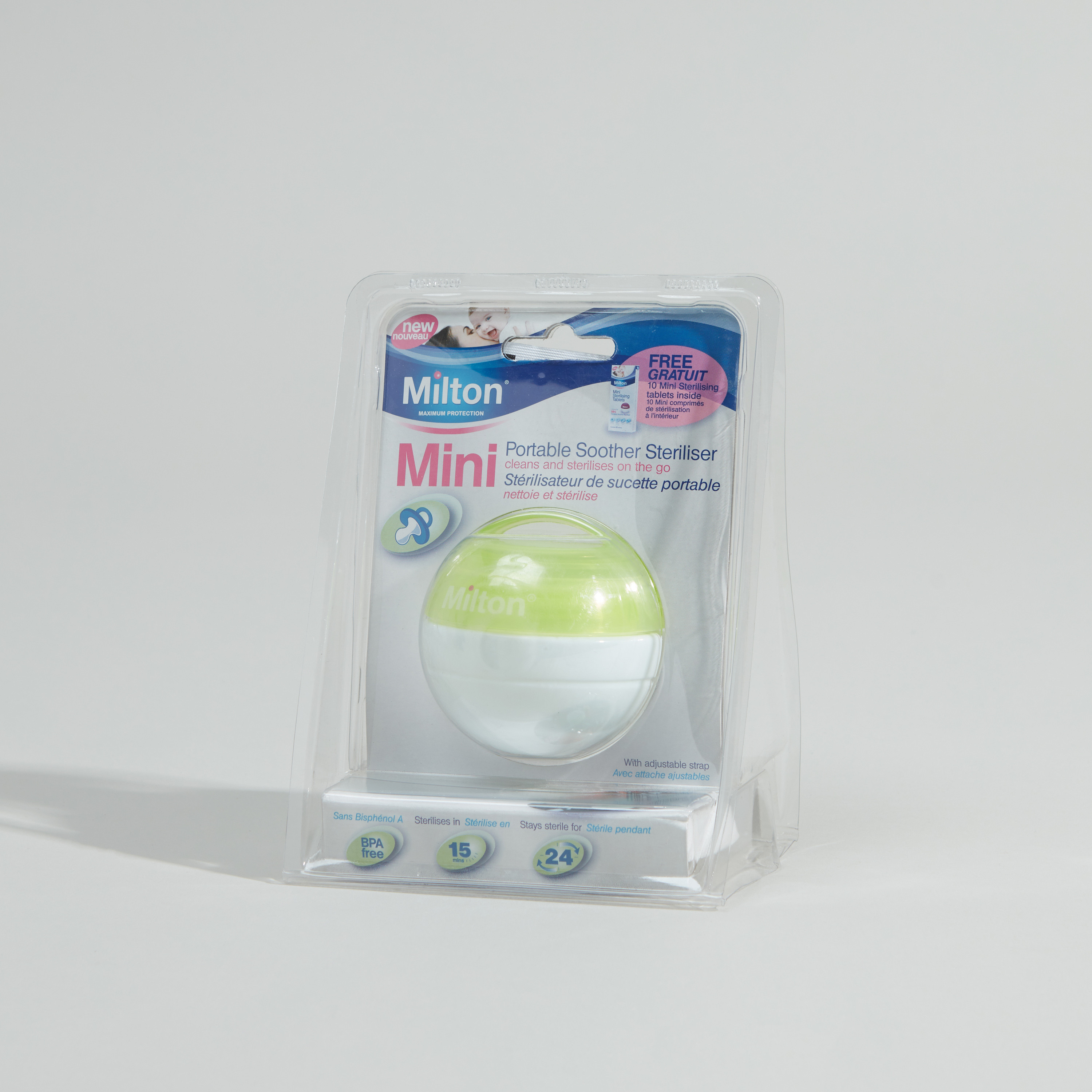 Portable sale soother steriliser