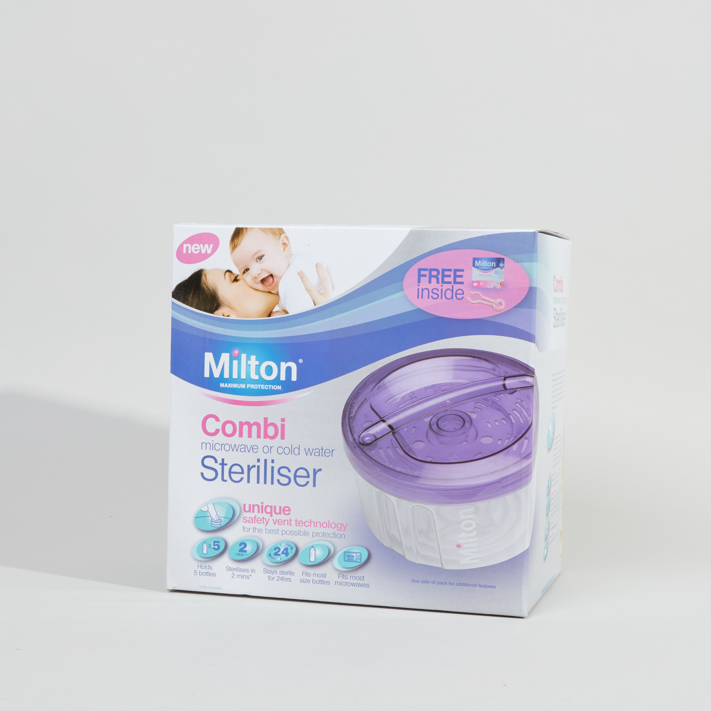 Milton best sale combination steriliser