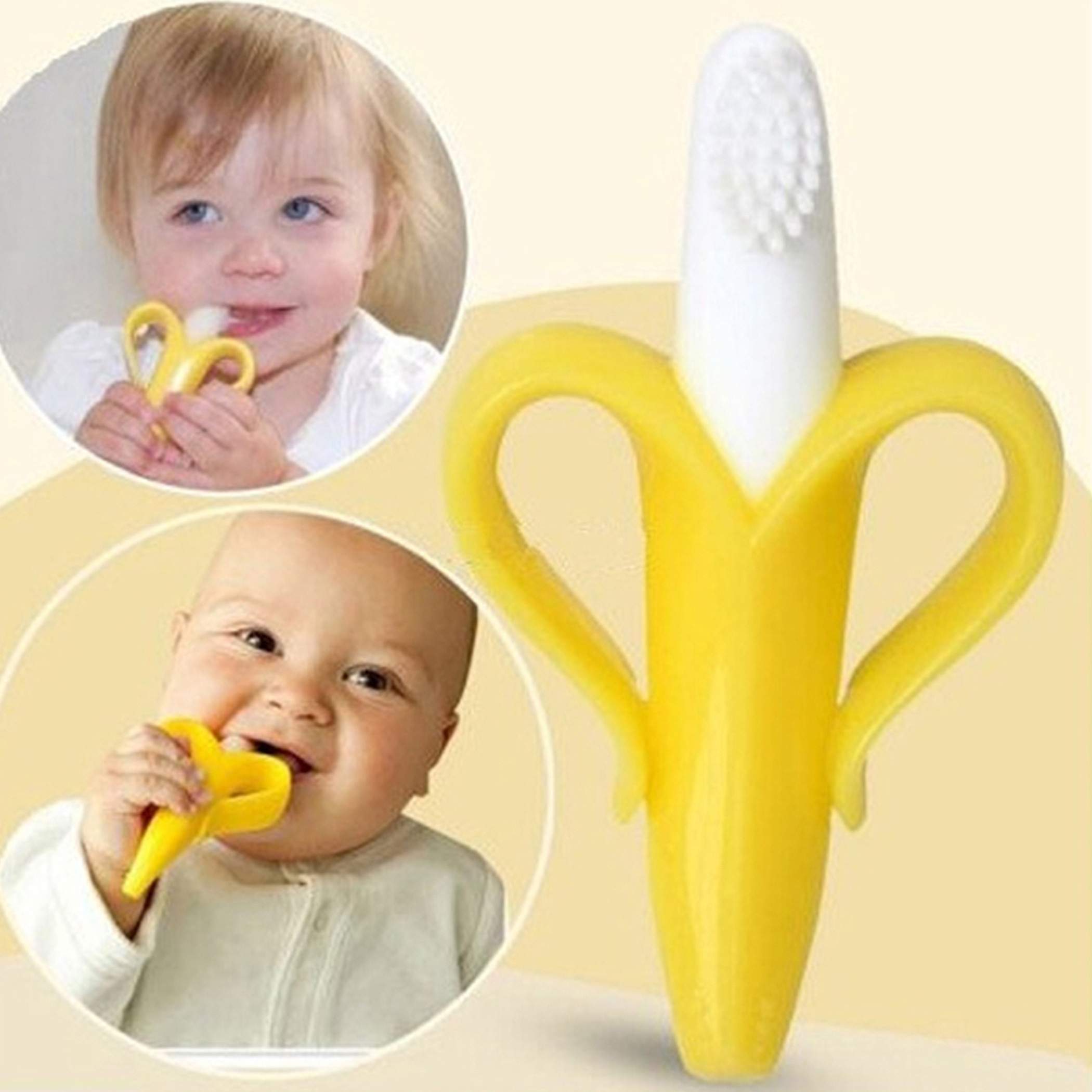 Buy Eazy Kids Baby Banana Toothbrush and Teether Online Mothercare Bahrain