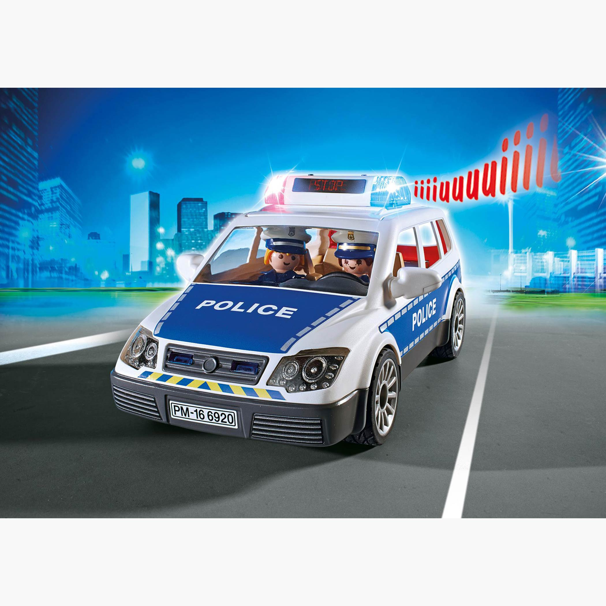 Buy Playmobil Police Car with Lights and Sound Online Mothercare Bahrain