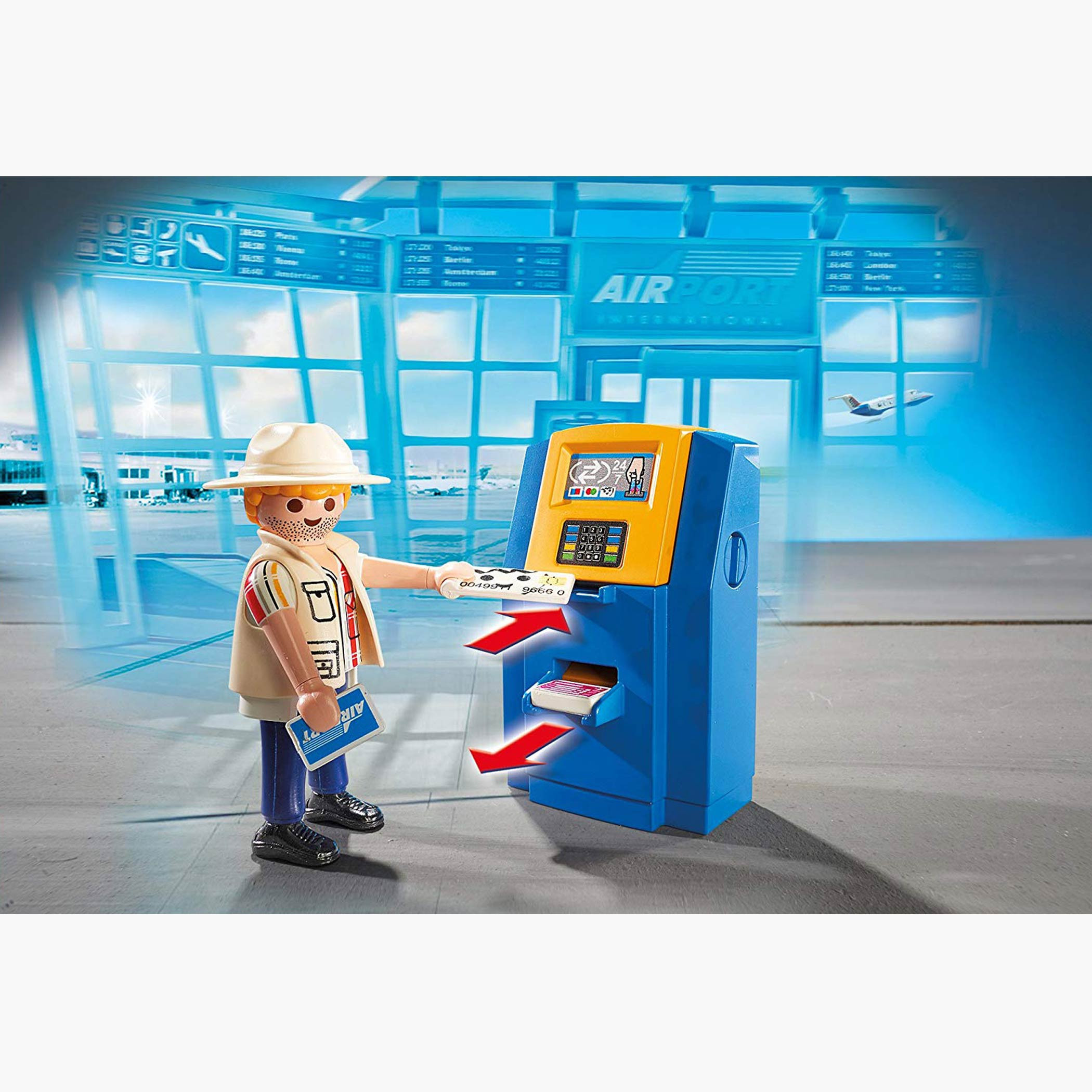 Playmobil Family At Check-In Playset-toys-collectibles-image-2