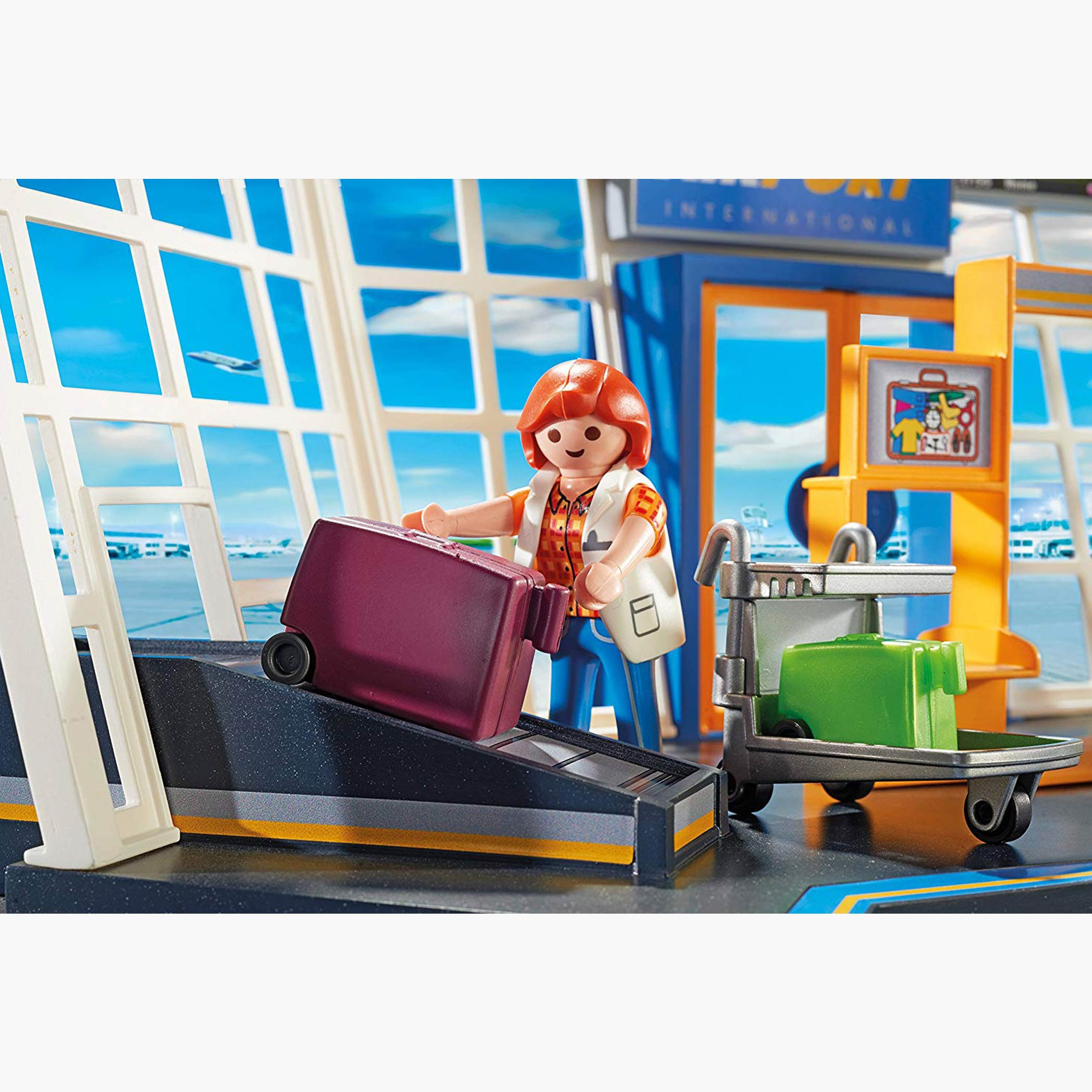 Playmobil airport best sale with control tower