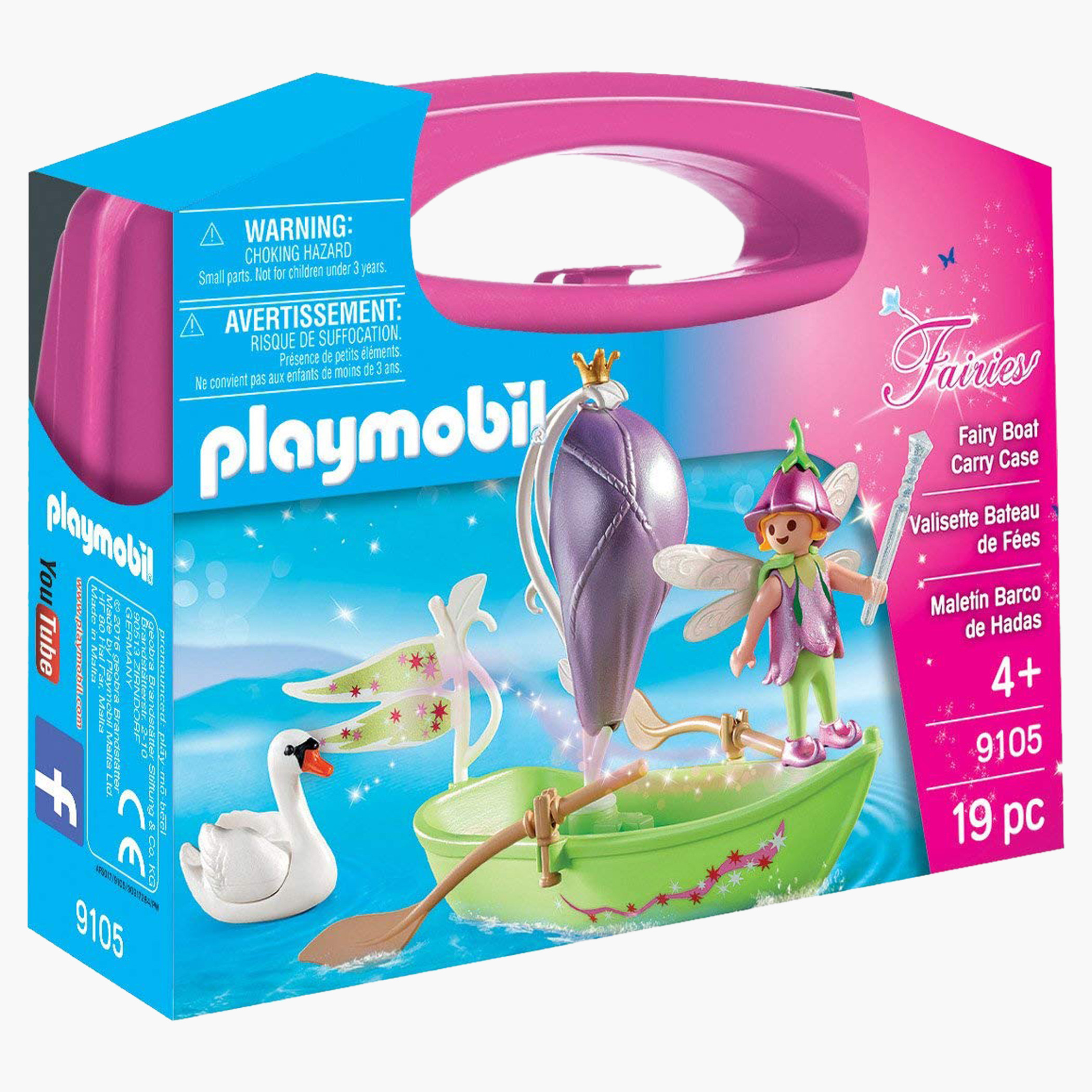 Playmobil fairy boat carry 2024 case