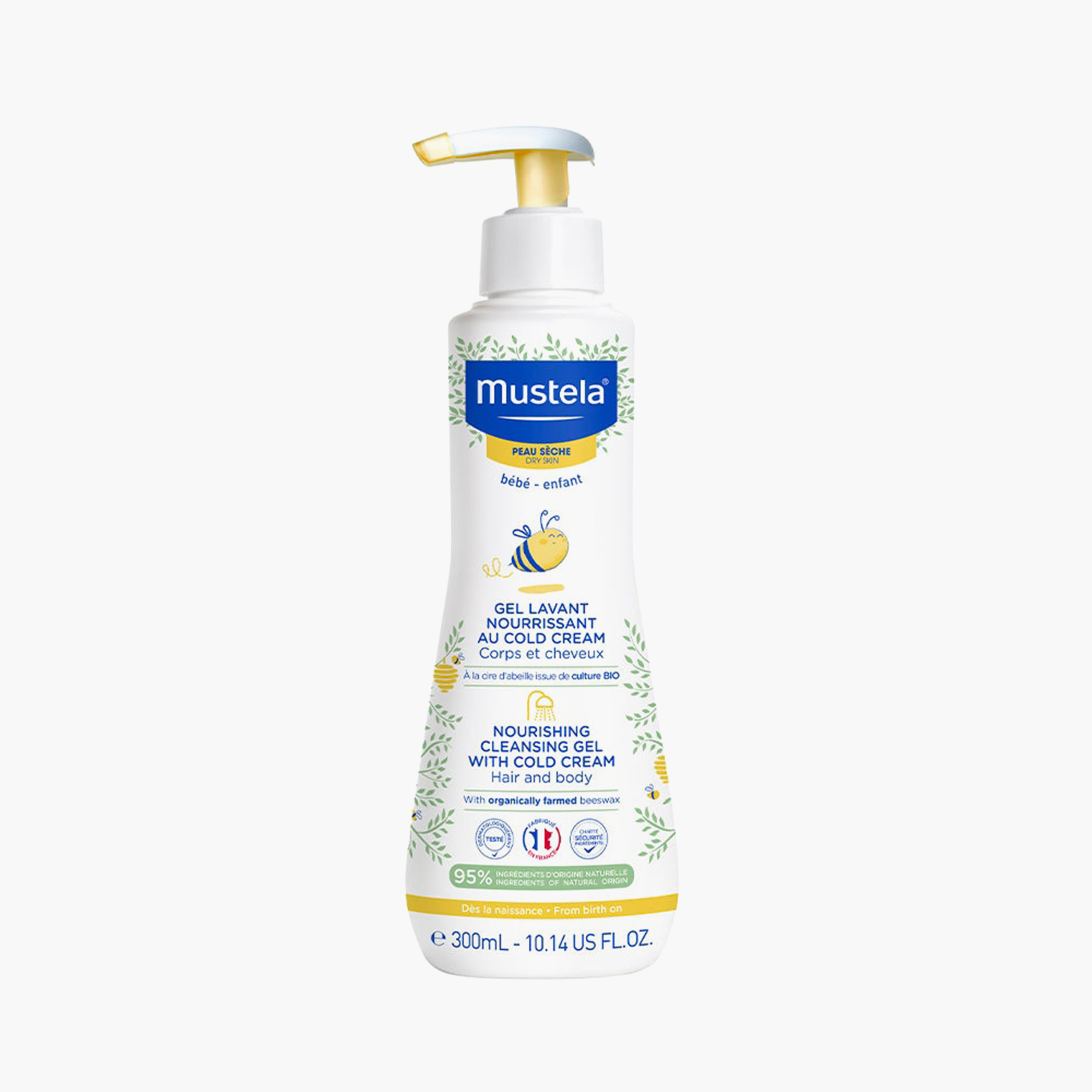 جل منظف مغذي من موستيلا - 300 مل-baby-bathandcare-hairbodyskincare-image-1