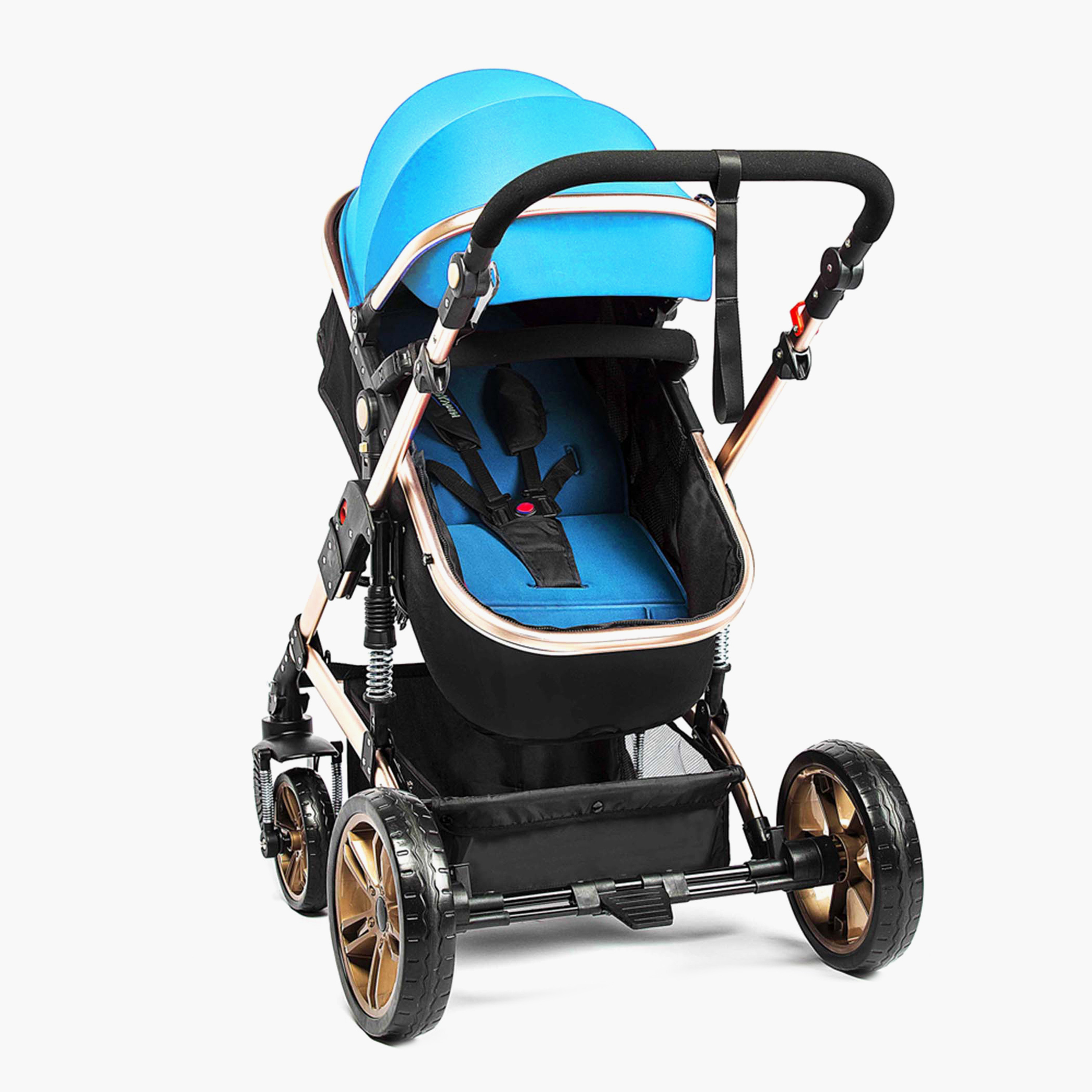 Teknum 3 in 1 Pram stroller - Cool Blue-baby-gear-strollersandprams-strollers-image-1
