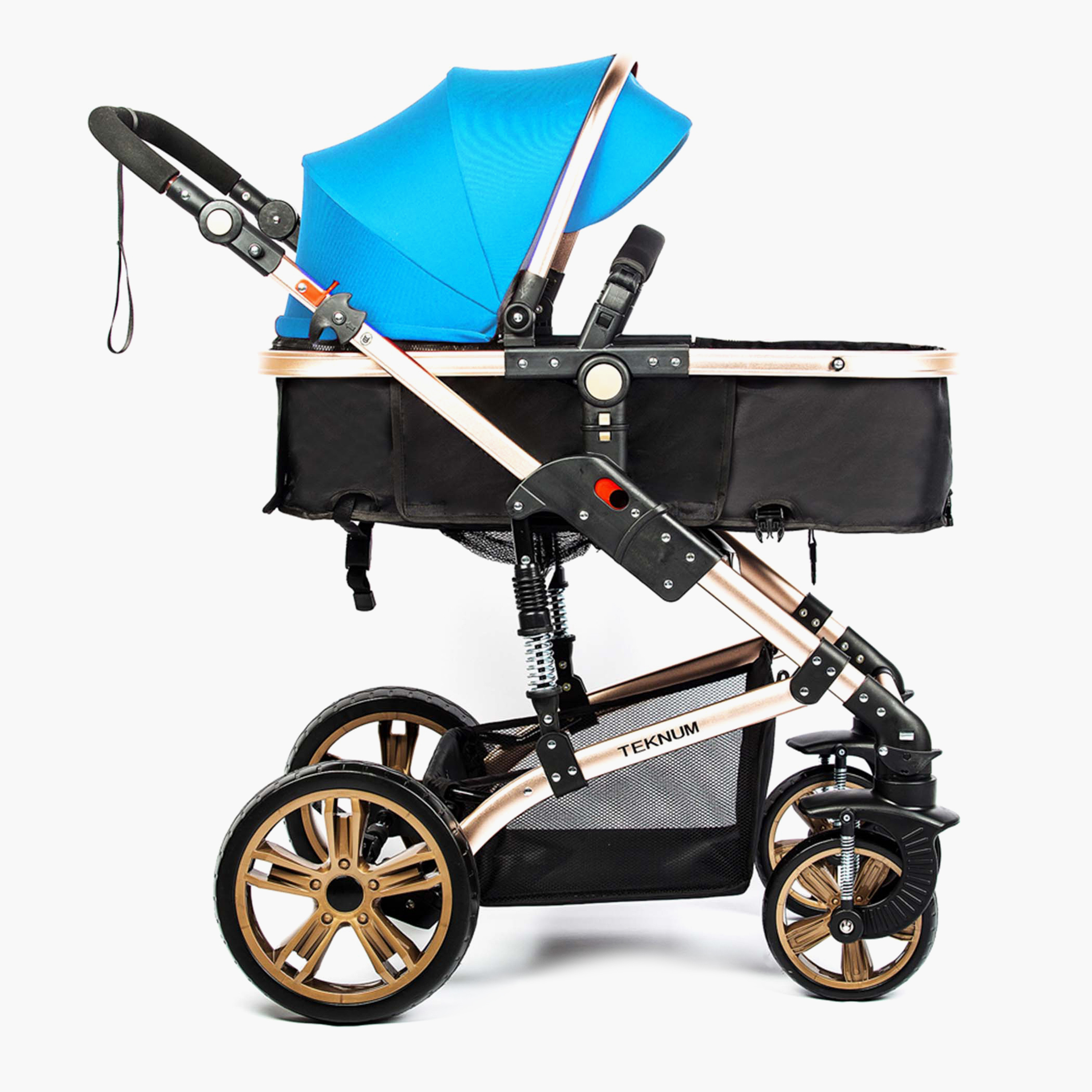 Teknum 3 in 1 Pram stroller - Cool Blue-baby-gear-strollersandprams-strollers-image-3