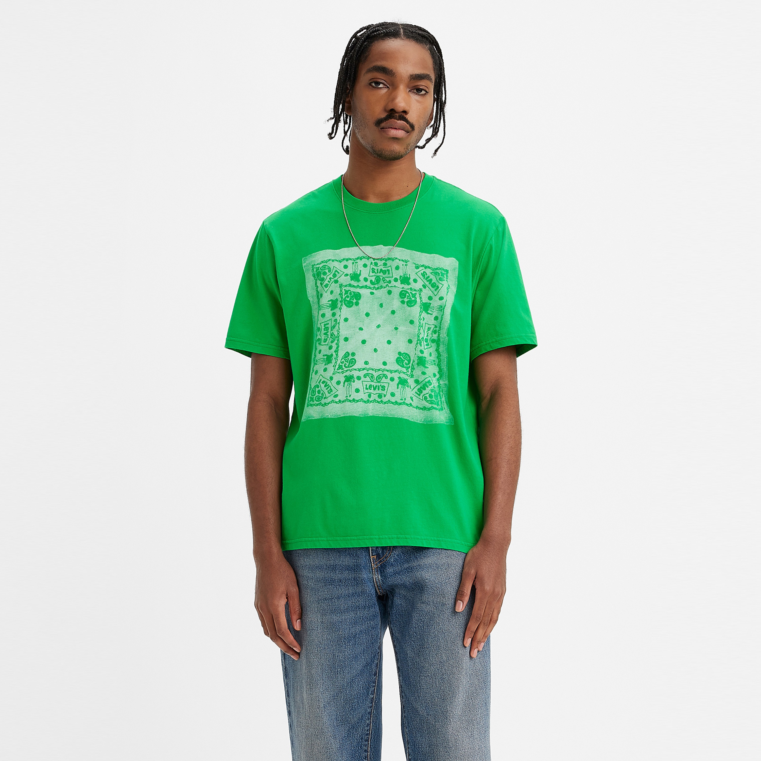 Levi's Printed Crew Neck Short Sleeves T-Shirt-men-clothing-tshirtsandpolos-tshirts-image-1