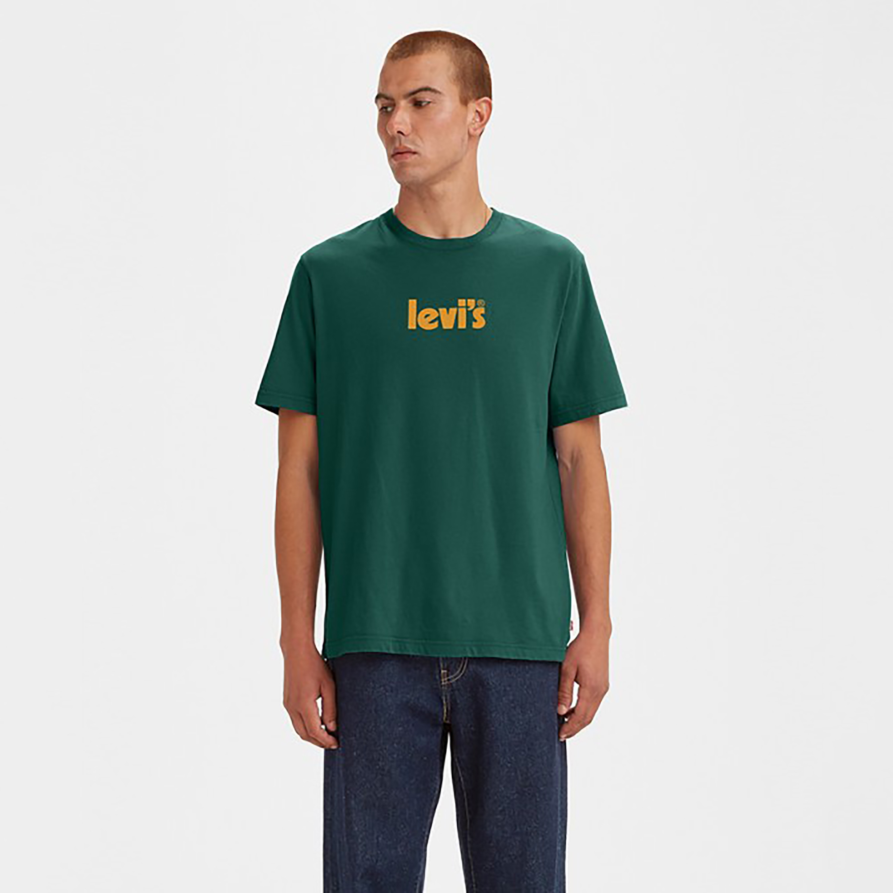 تيشيرت ليفايز بأكمام قصيرة وياقة دائرية مع شعار-men-clothing-tshirtsandpolos-tshirts-image-1