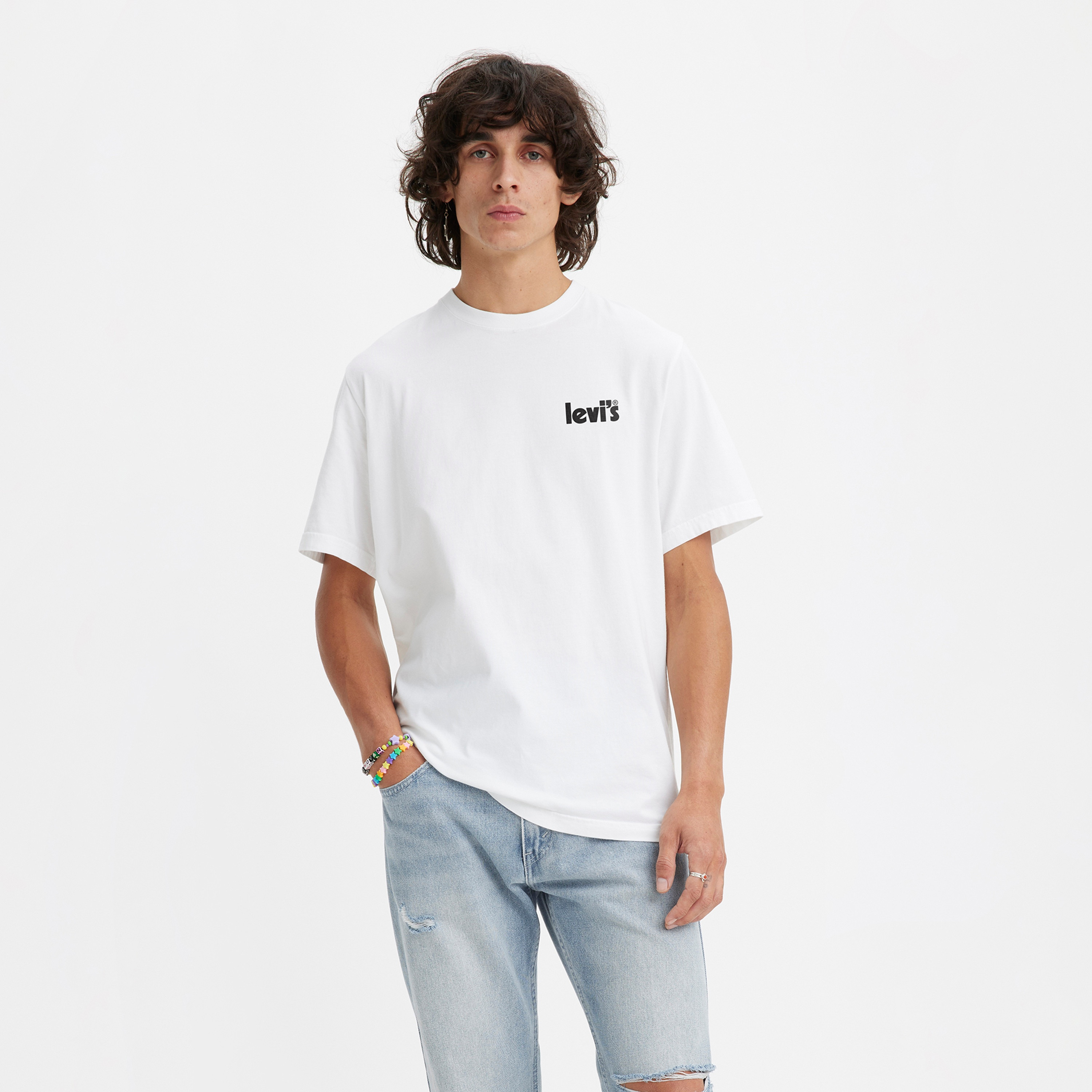 ليفايز - تي شيرت ياقة مستديرة أكمام قصيرة شعار ليفايز-men-clothing-tshirtsandpolos-tshirts-image-1