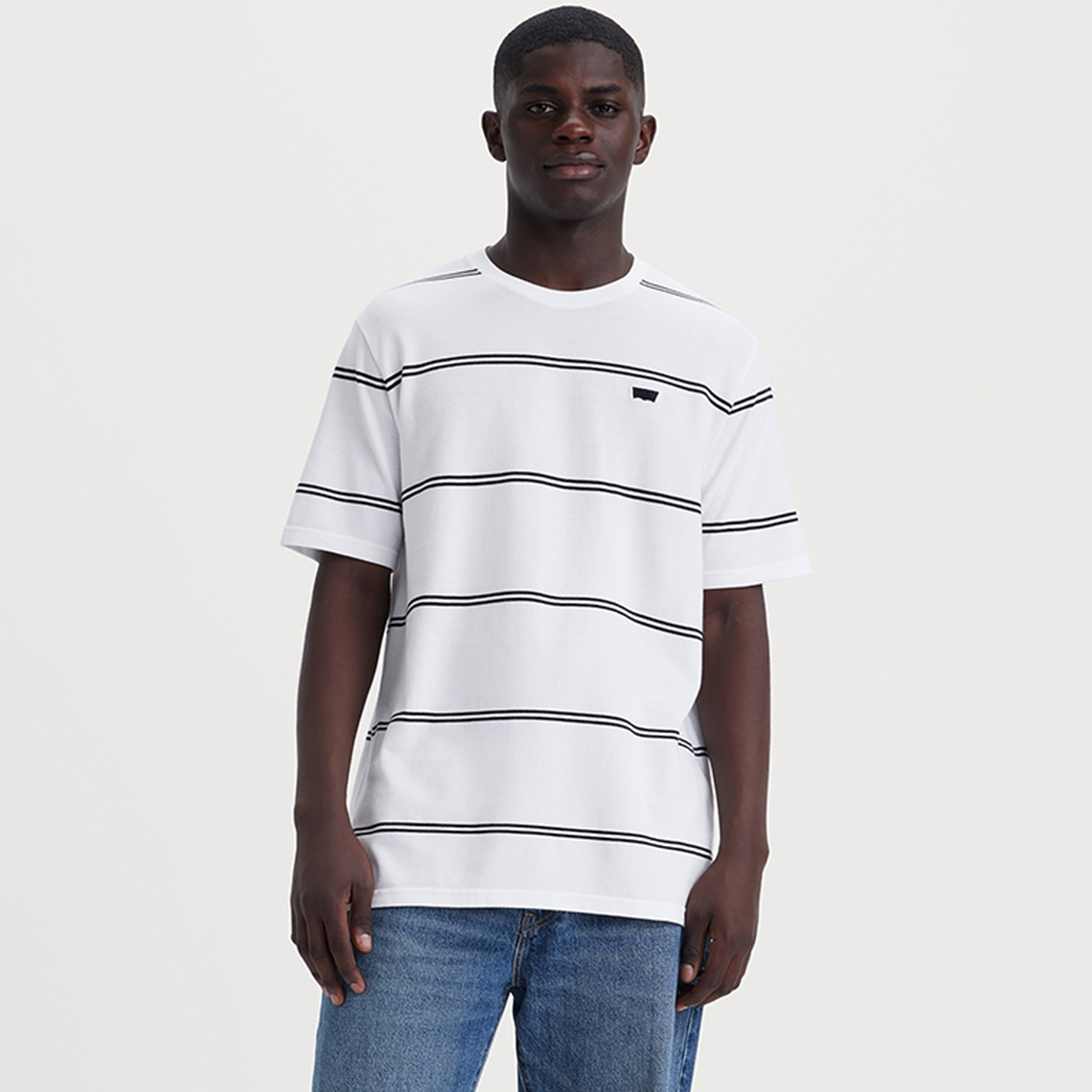 Levi's Stripes Crew Neck Short Sleeves T-Shirt-men-clothing-tshirtsandpolos-tshirts-image-1
