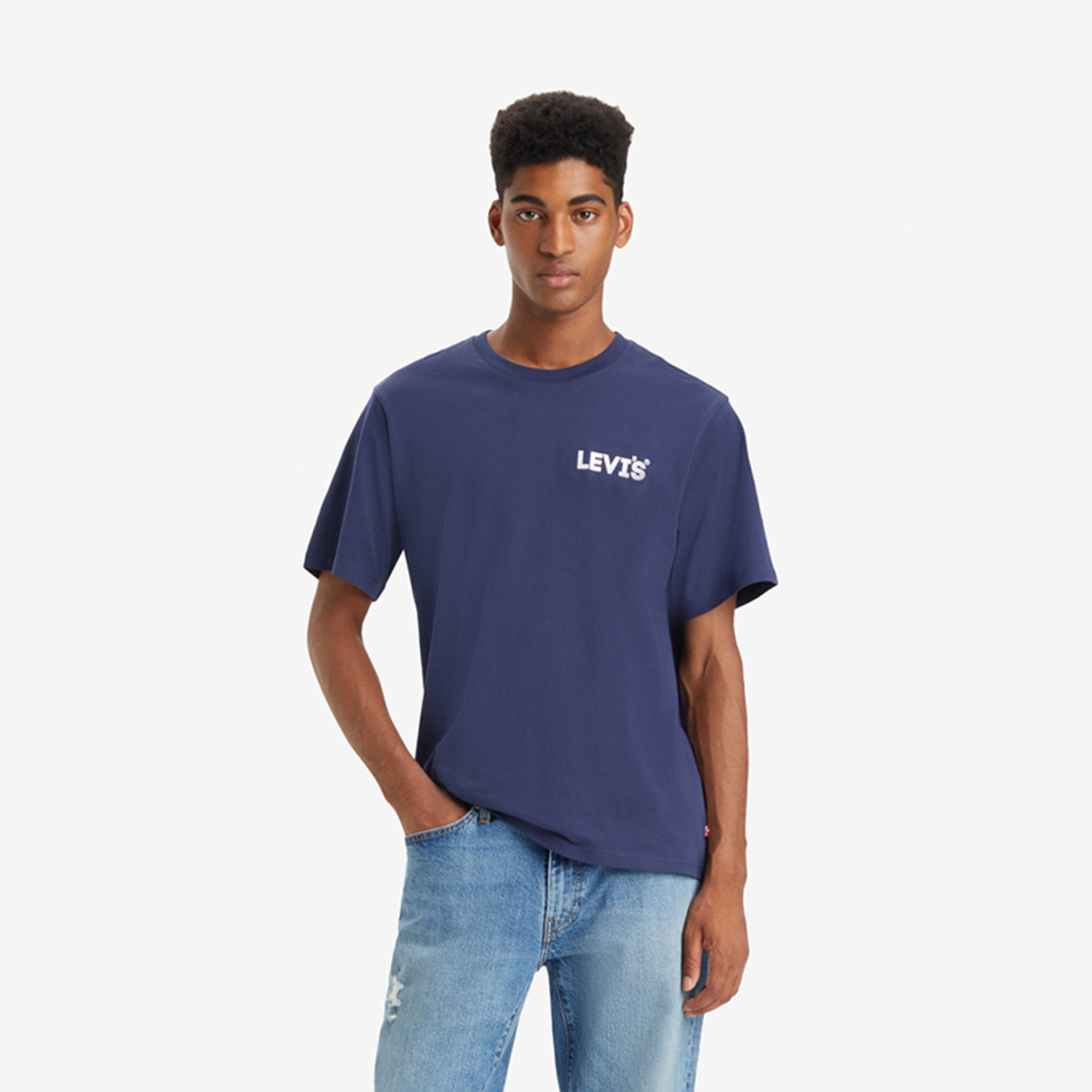 Levi's Men's Logo Round Neck Short Sleeves T-shirt-men-clothing-tshirtsandpolos-tshirts-image-1