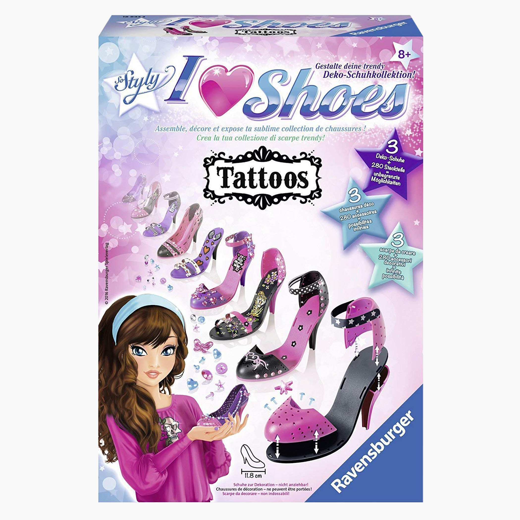 Buy Ravensburger I love Shoes Tattoos Online Babyshop UAE