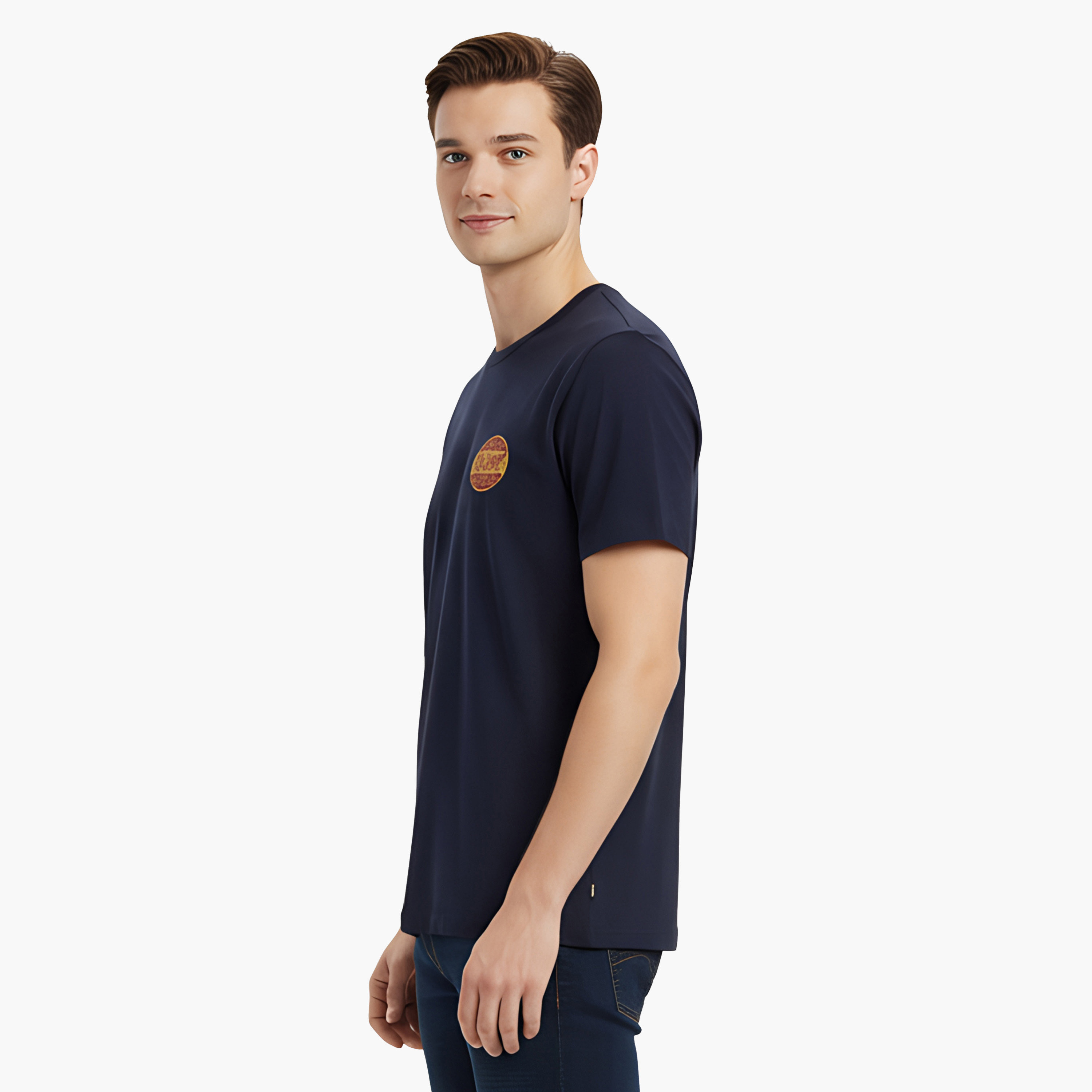 تي شيرت رجالي بأكمام قصيرة ورقبة دائرية وطبعة جرافيكية من ليفايس-men-clothing-tshirtsandpolos-tshirts-image-3
