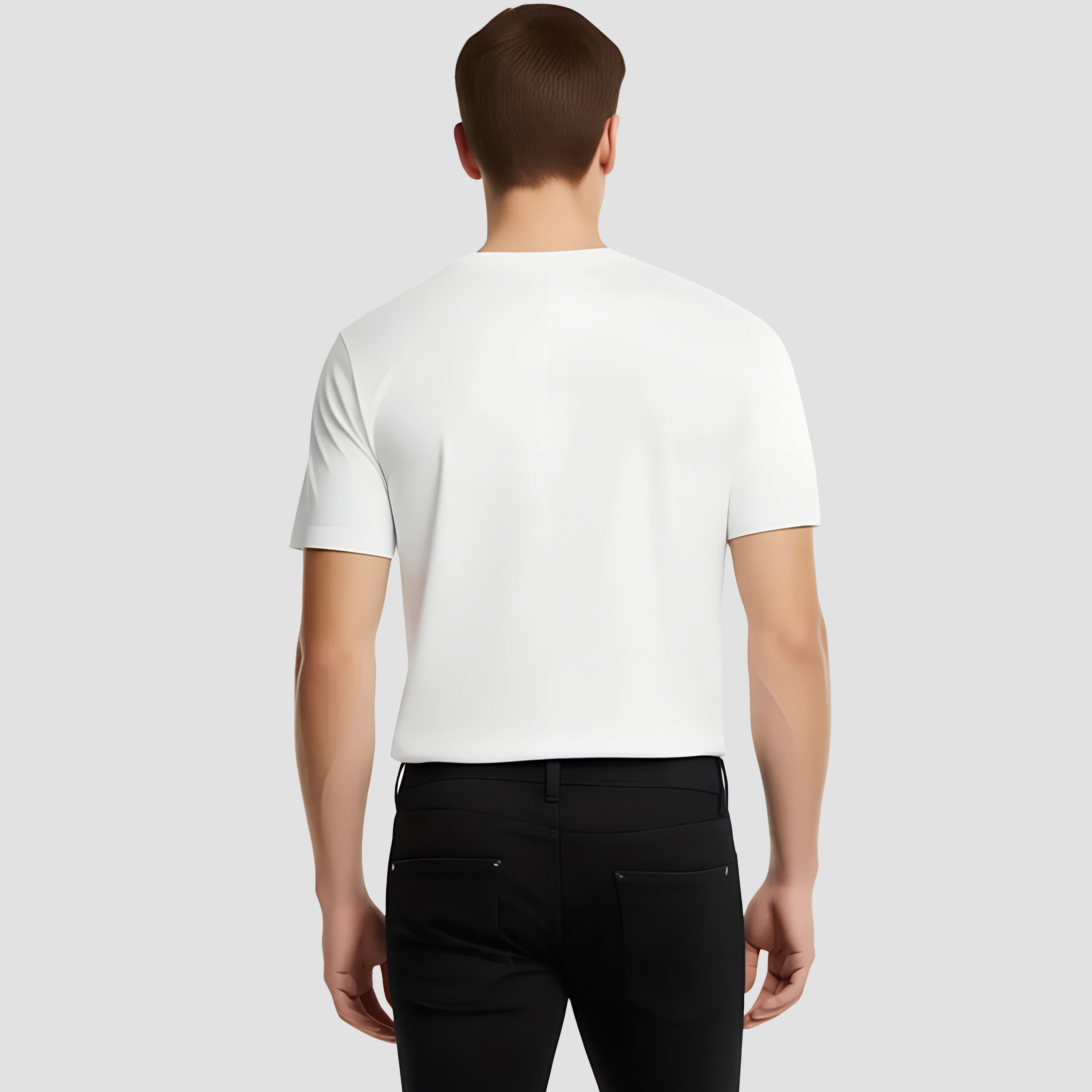 تي شيرت رجالي سادة بياقة دائرية وأكمام قصيرة من ليفايس-men-clothing-tshirtsandpolos-tshirts-image-4