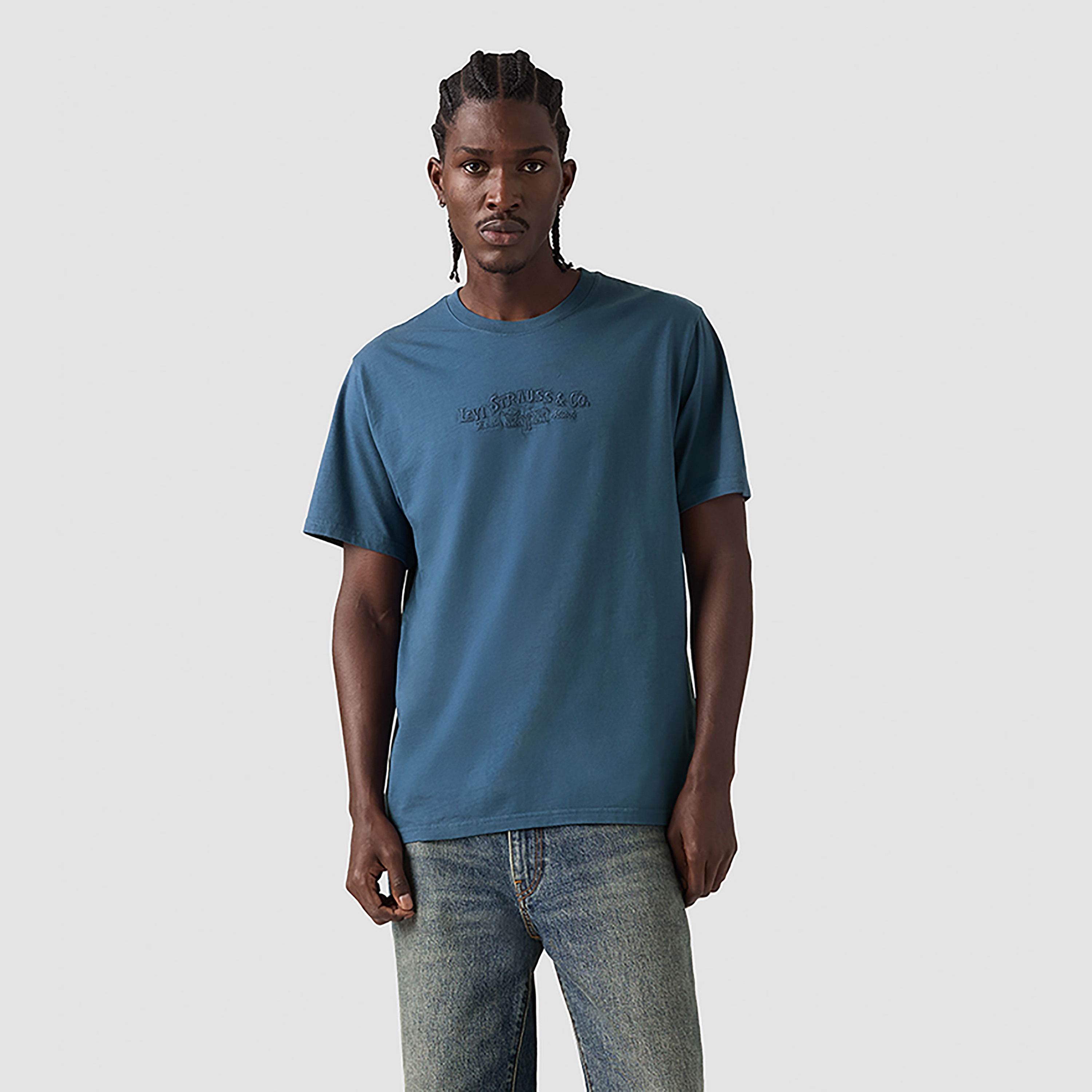 تي شيرت رجالي مطبوع برقبة دائرية وأكمام قصيرة من ليفايس-men-clothing-tshirtsandpolos-tshirts-image-1