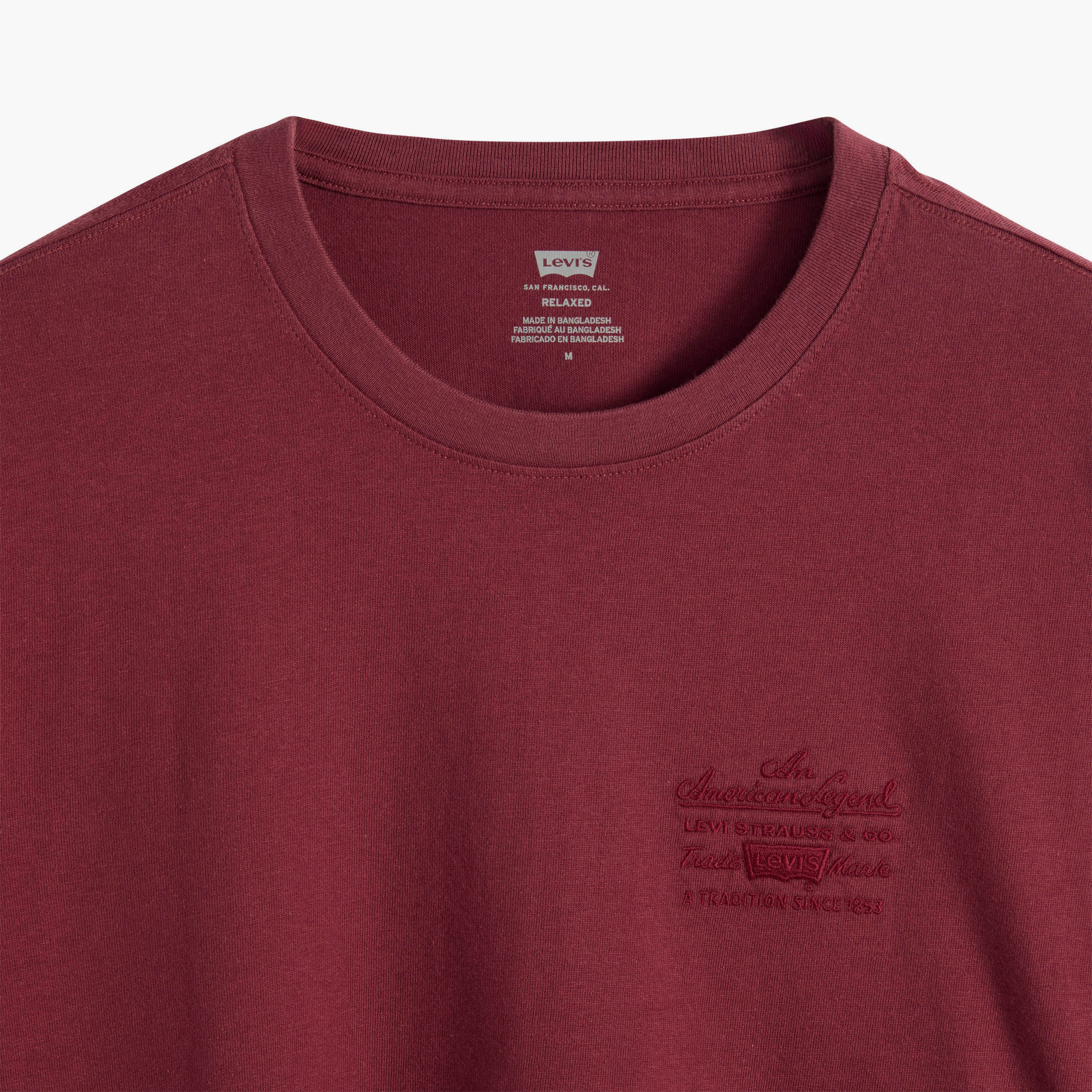 تي شيرت رجالي سادة بياقة دائرية وأكمام قصيرة من ليفايس-men-clothing-tshirtsandpolos-tshirts-image-5