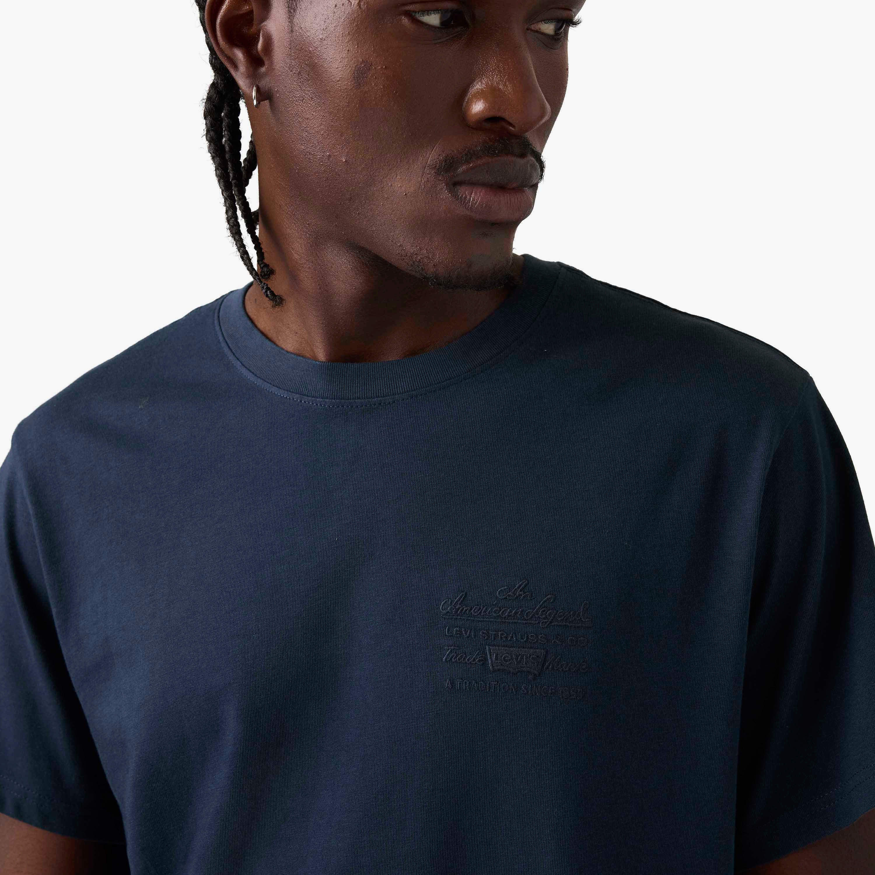 Levi's Plain Crew Neck Short Sleeves Men's T-Shirt-men-clothing-tshirtsandpolos-tshirts-image-2
