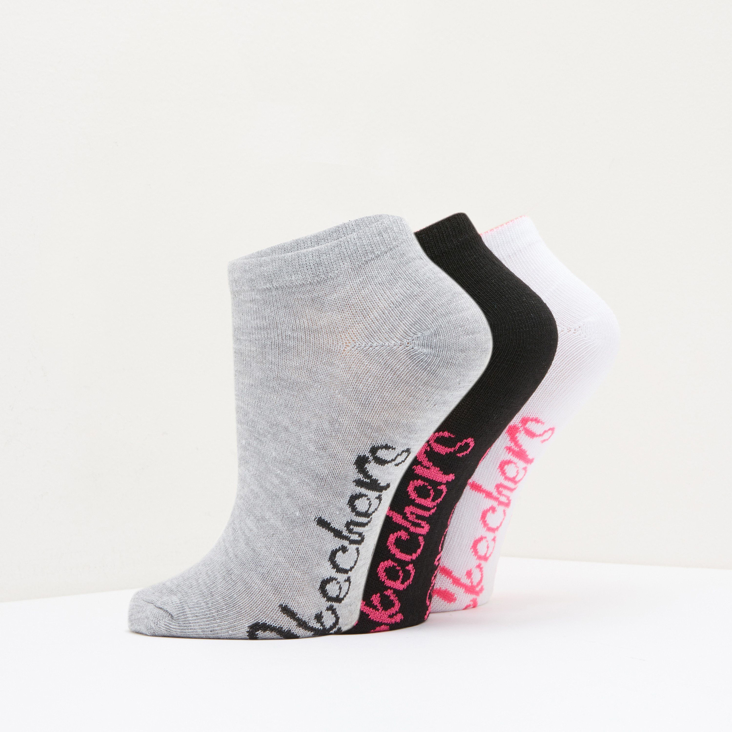 جوارب رياضية قطن للنساء من سكيتشرز - S104873-100-women-socksandstockings-image-2