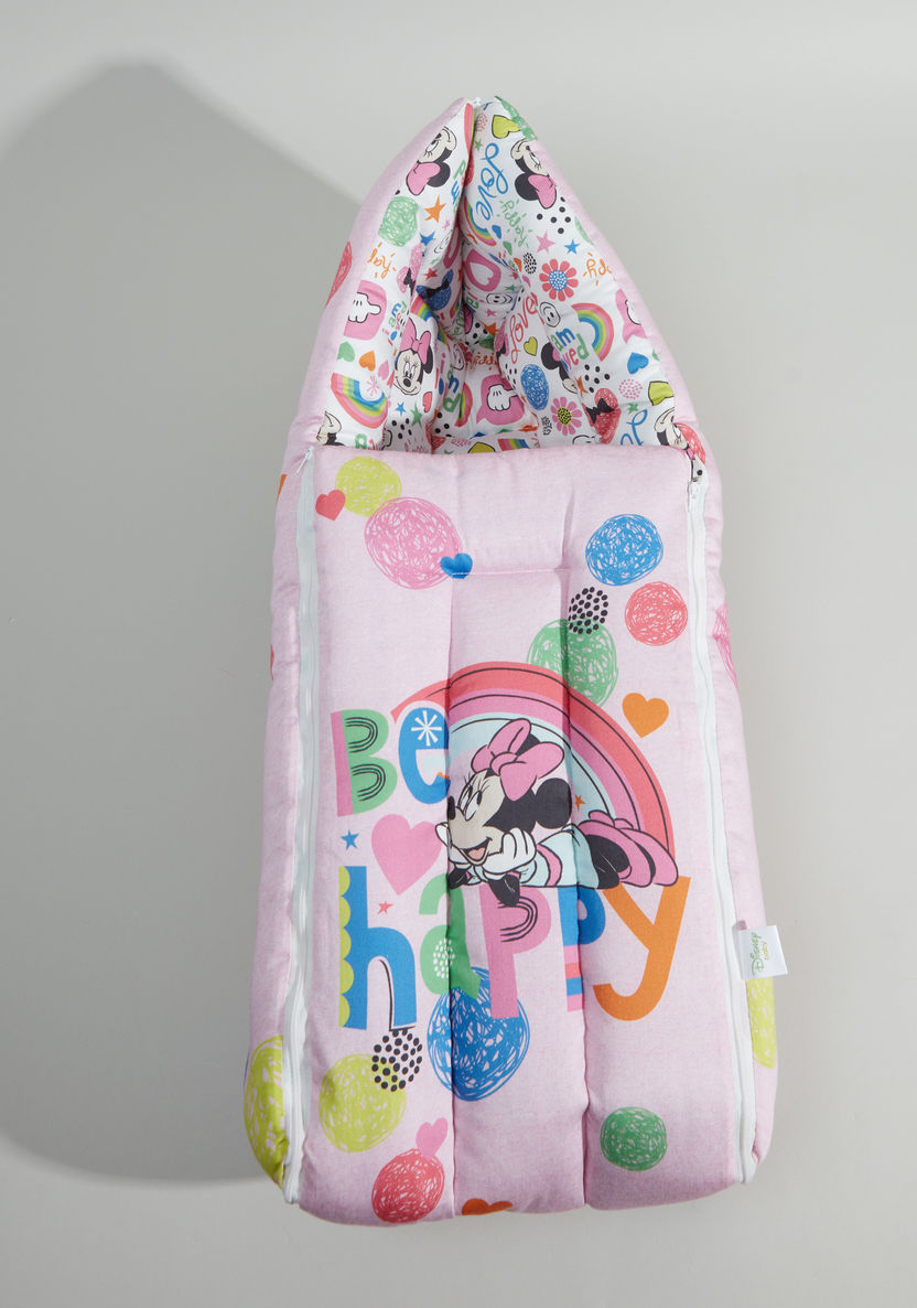 Minnie Mouse Printed Padded Sleeping Bag-Swaddles and Sleeping Bags-image-1